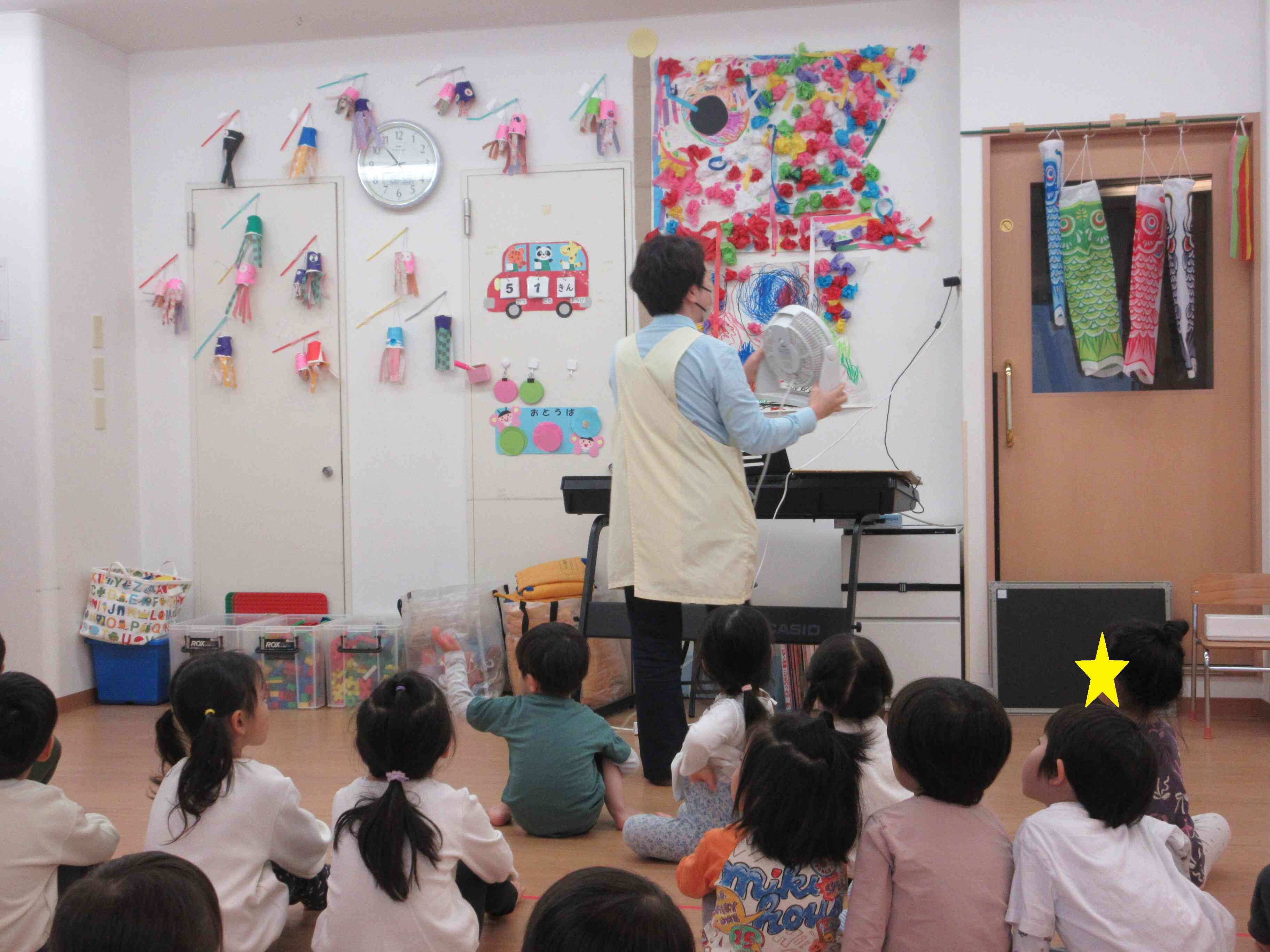 幼児棟の子どもの日の集い