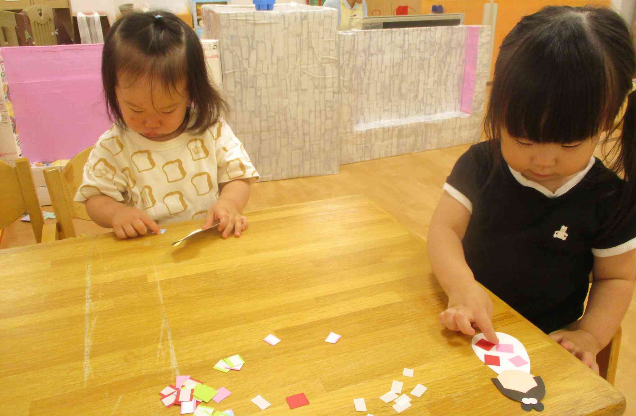 1歳児　うさぎ組　七夕製作