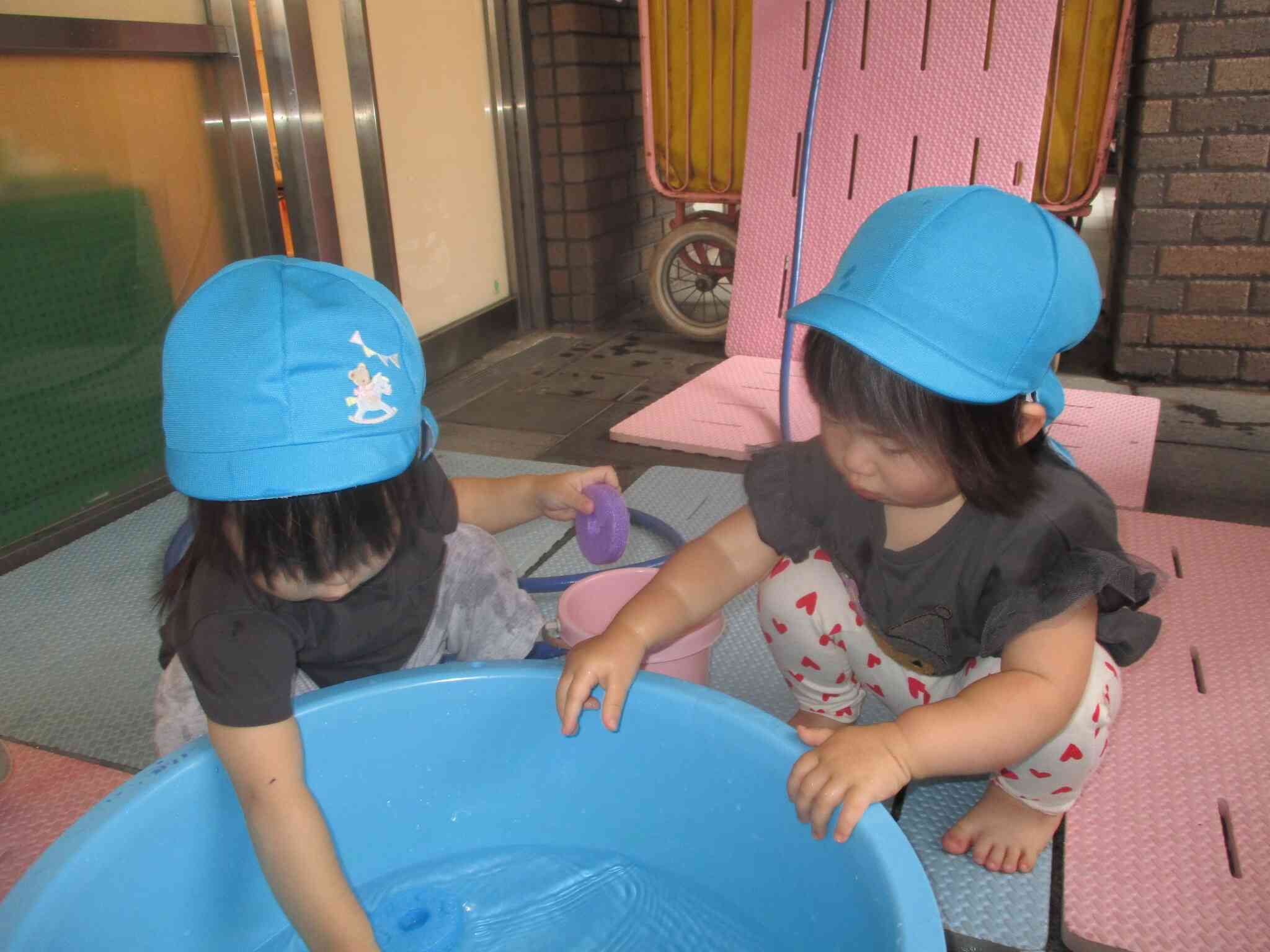 水に夢中！