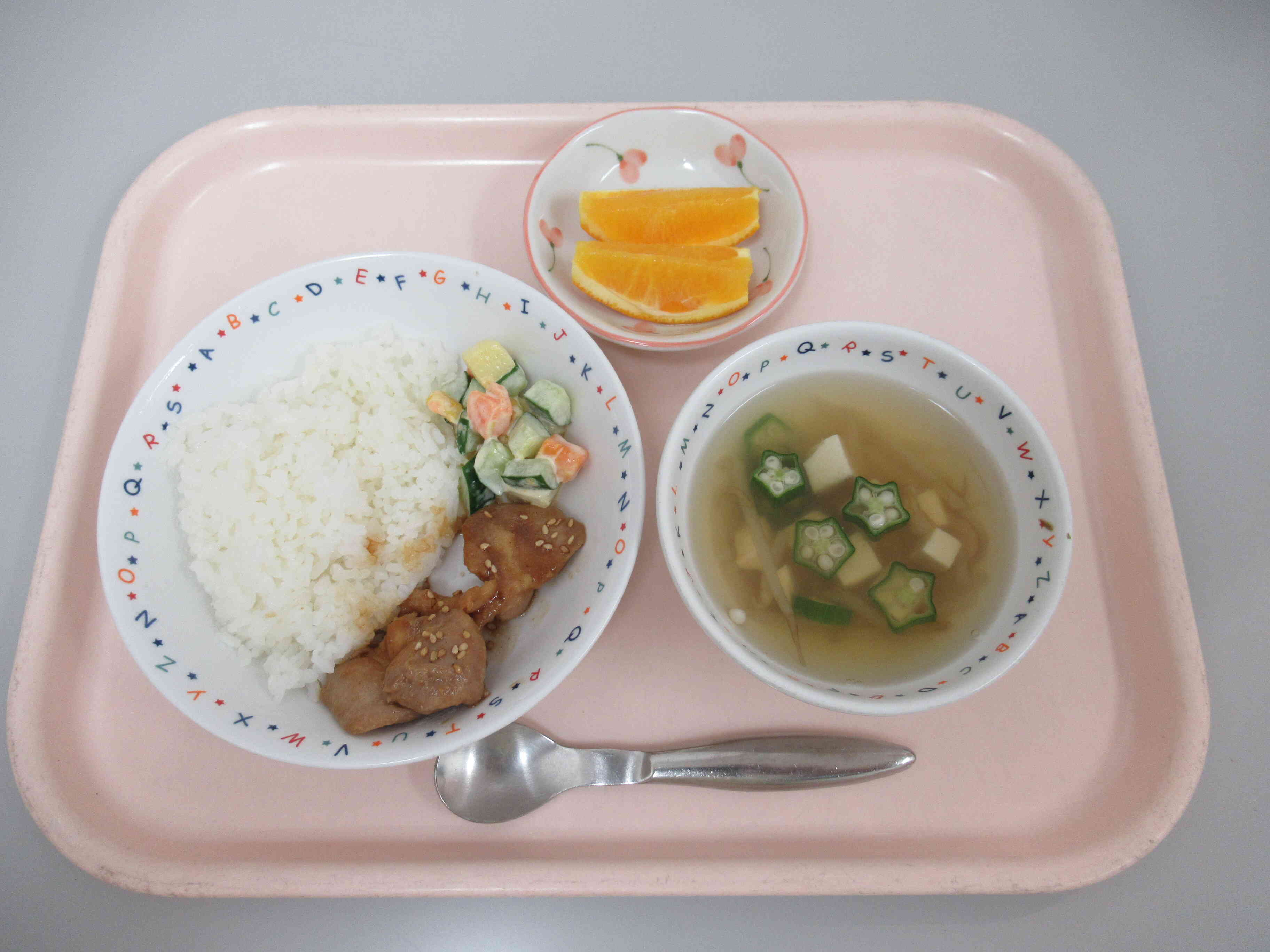8月７日の給食