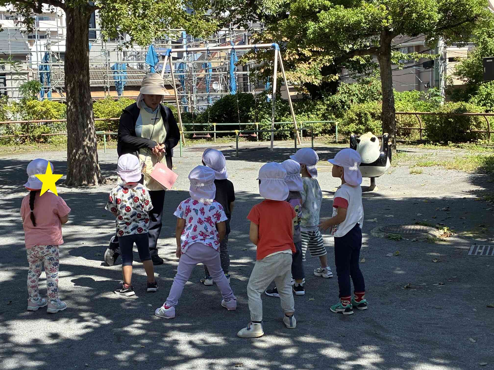 ３歳児りす組さんも