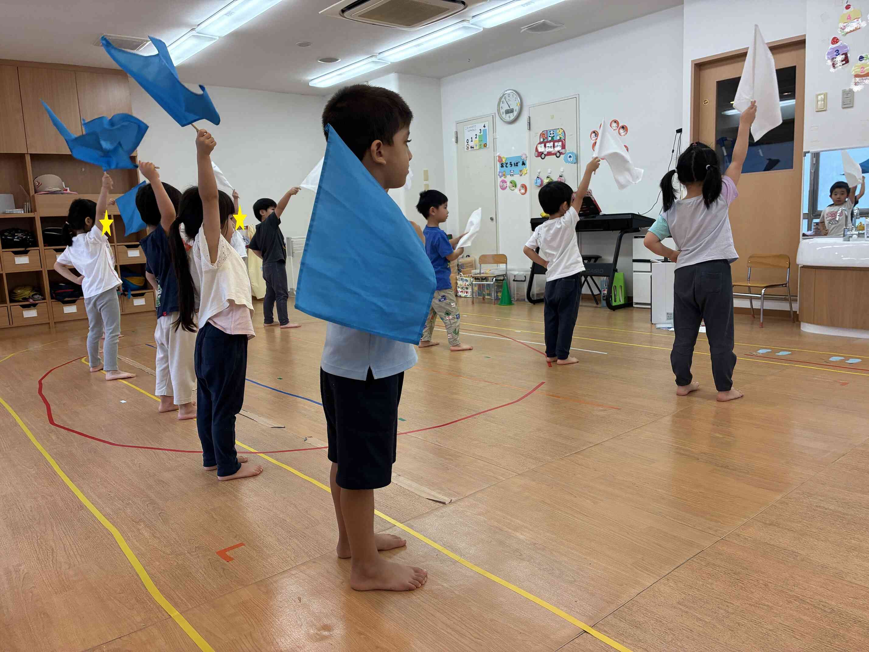 フラッグダンス♪