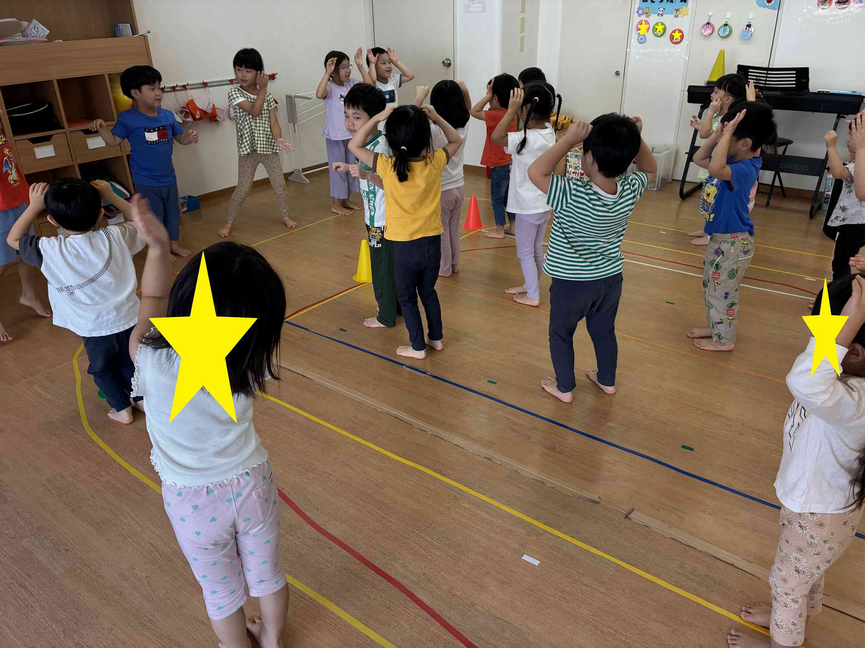 楽しい運動会の練習 幼児クラス