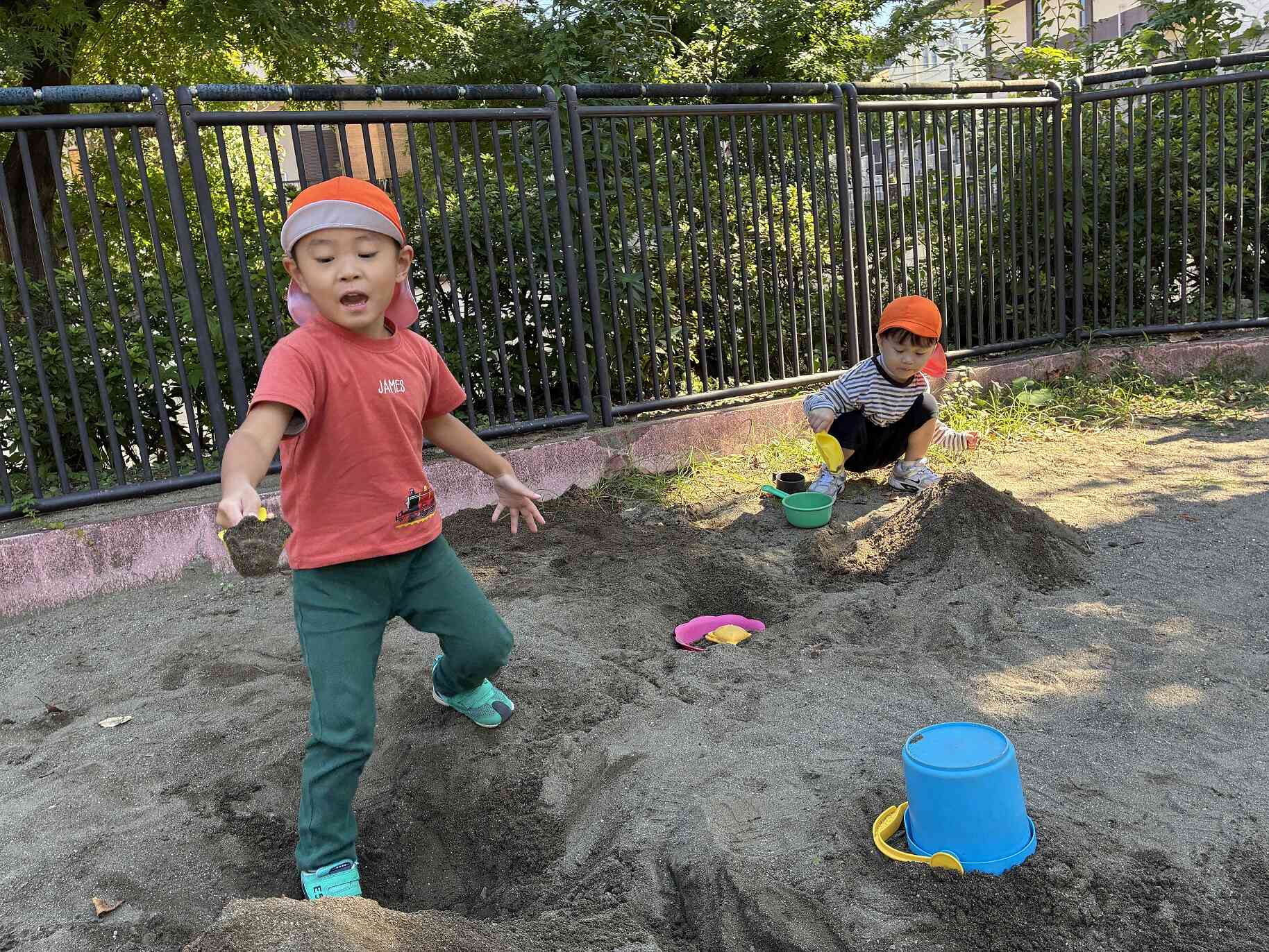 3歳児 砂遊び