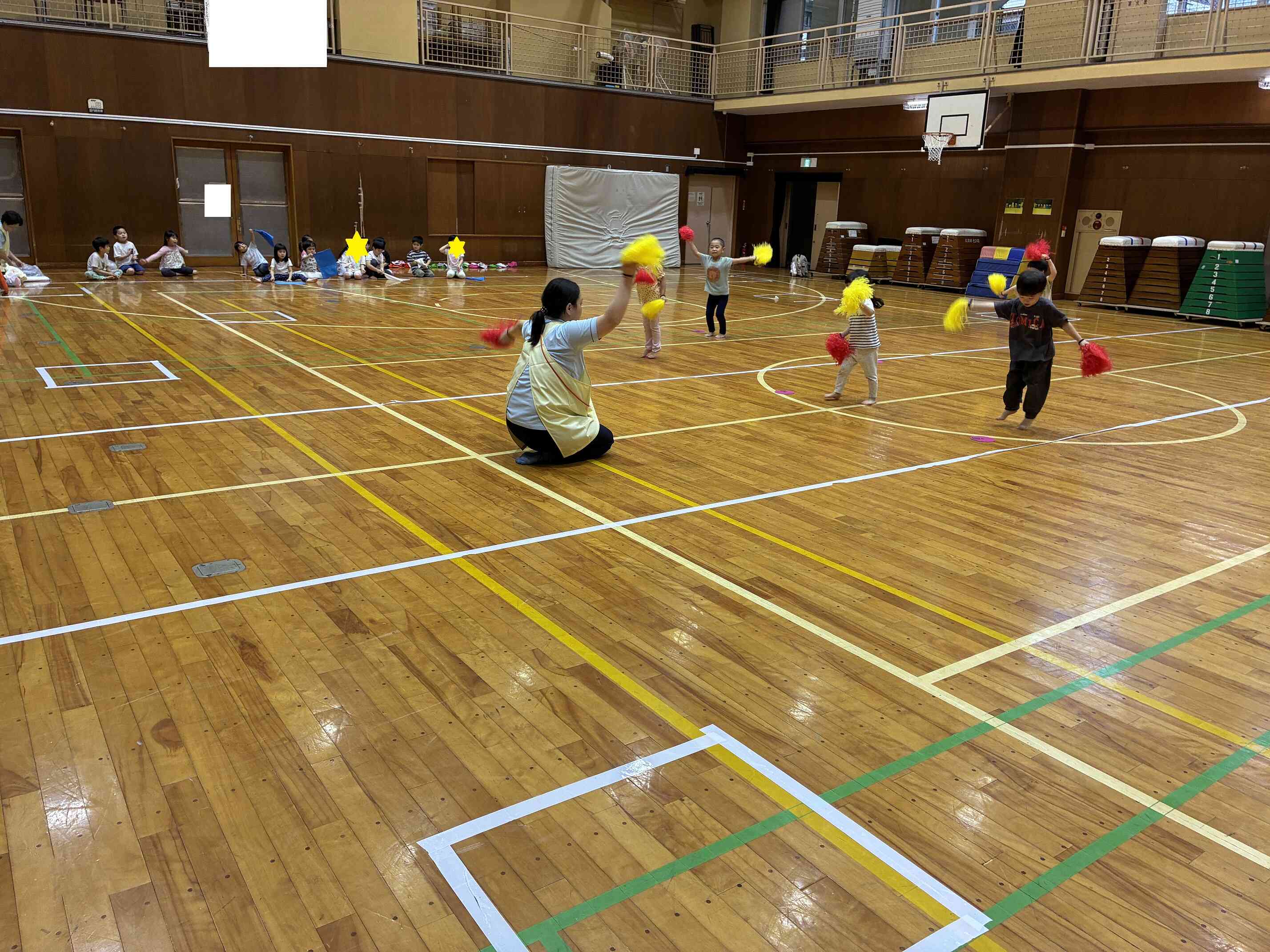 小学校でのリハーサル~3歳、4歳、5歳児~
