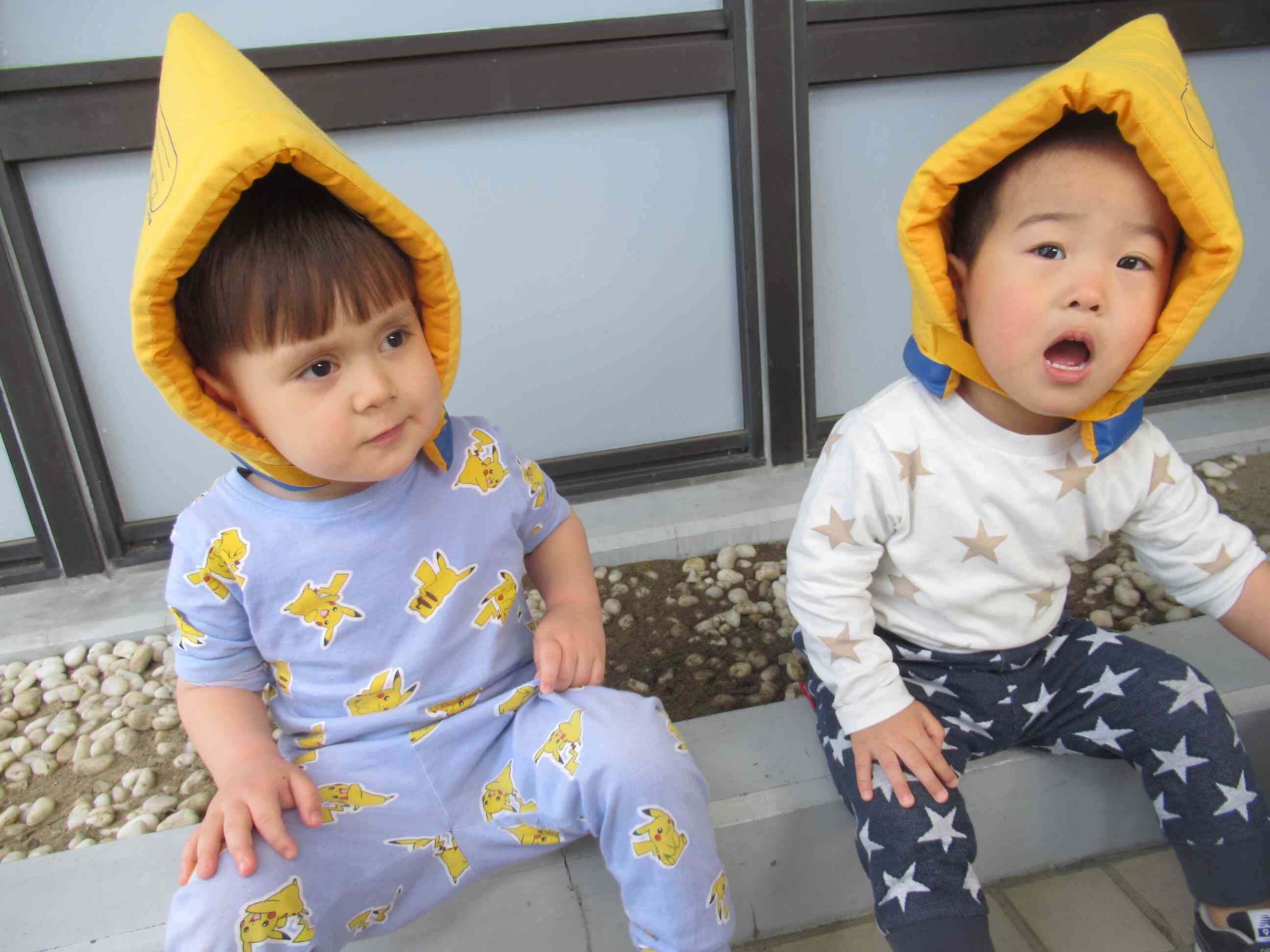 体操中に・・・？｜ニチイキッズ秋田はすぬま保育園｜ニチイキッズ