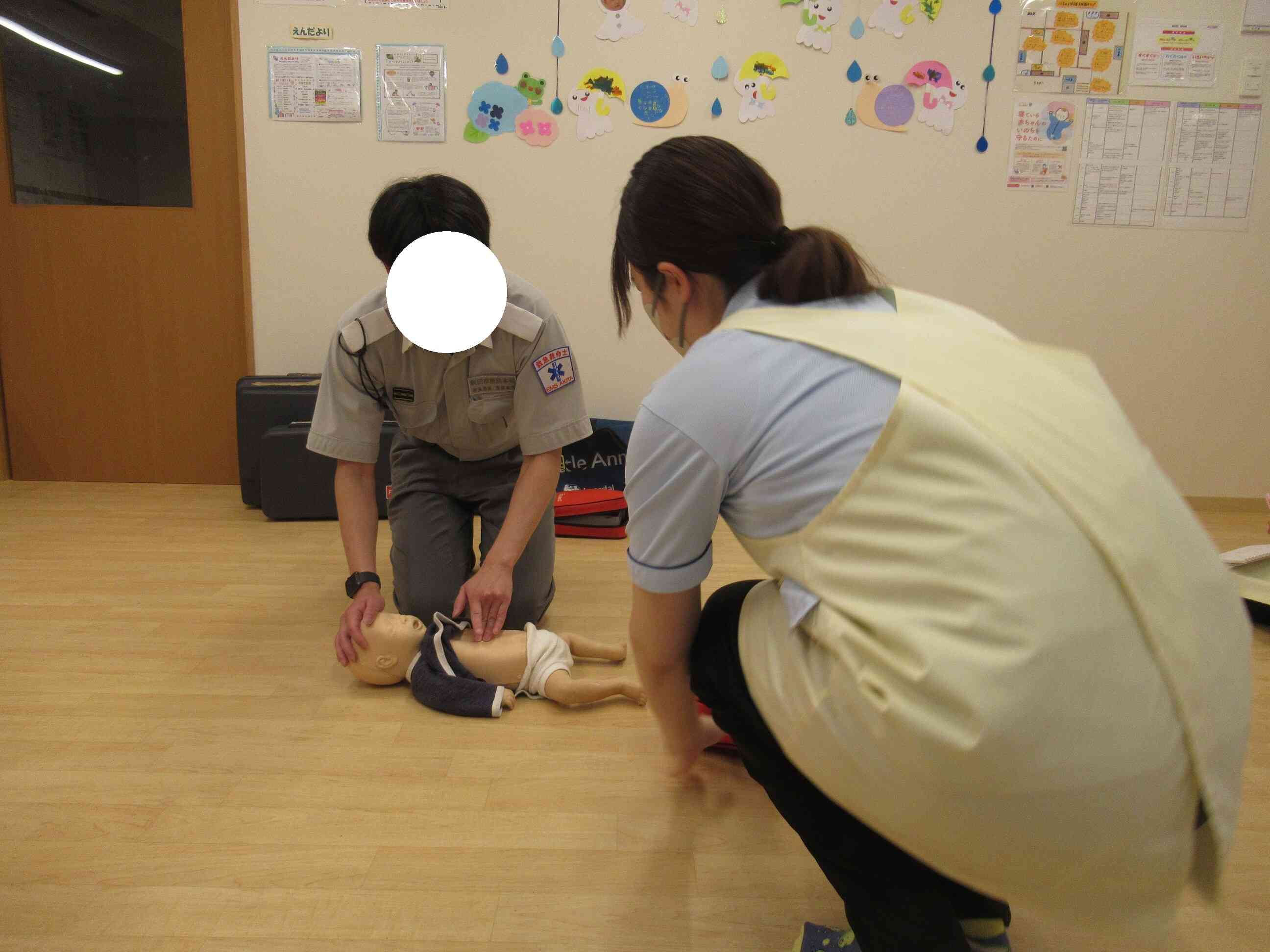 救命救急講習会の様子