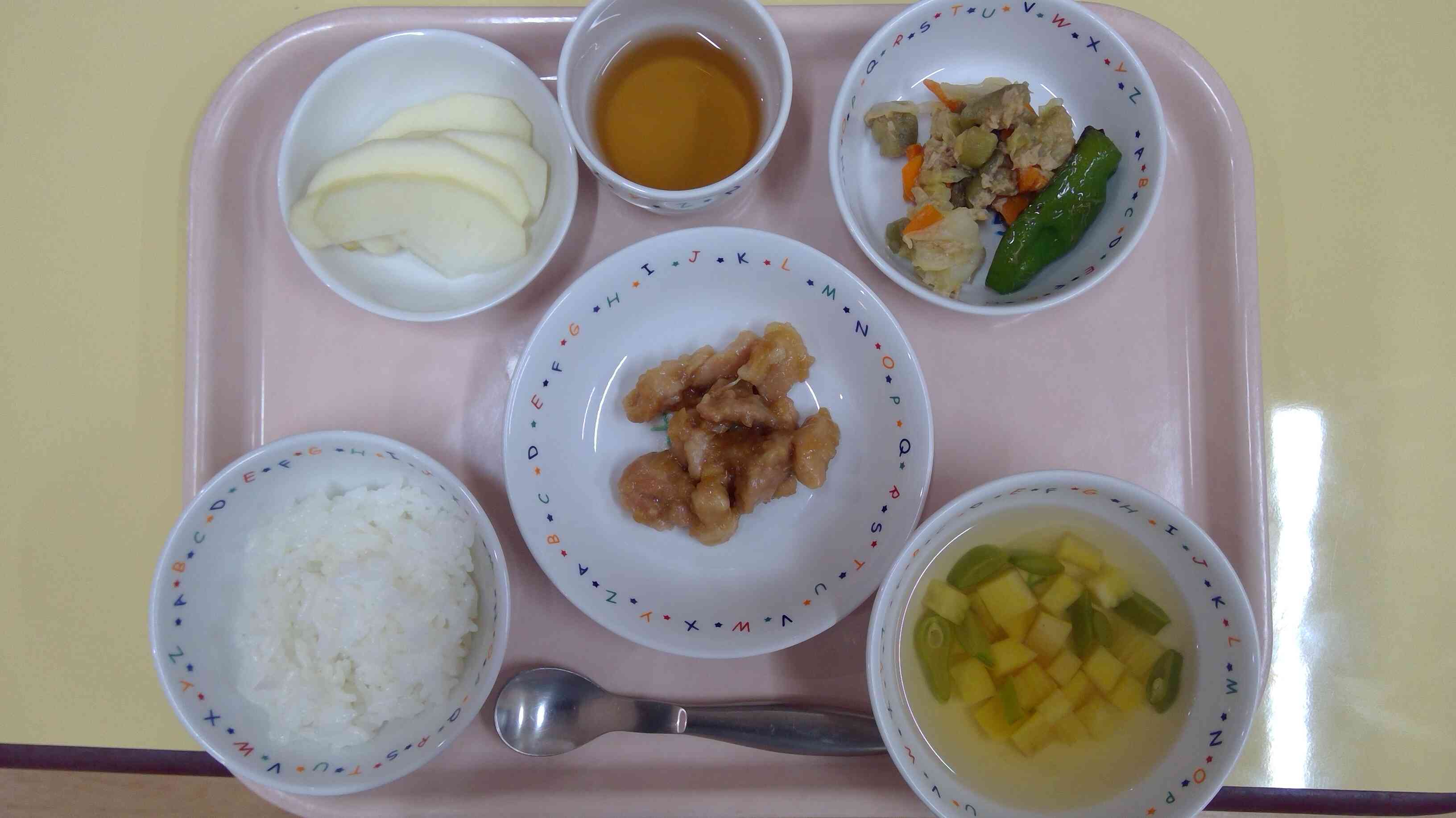 ９月２日(火)の給食です。