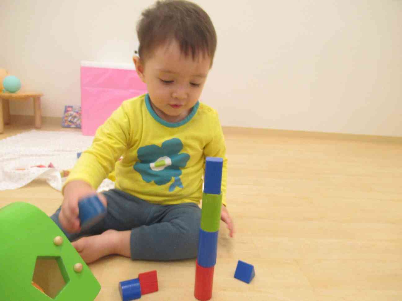 そーっと、そーっと、積み上げて．．．