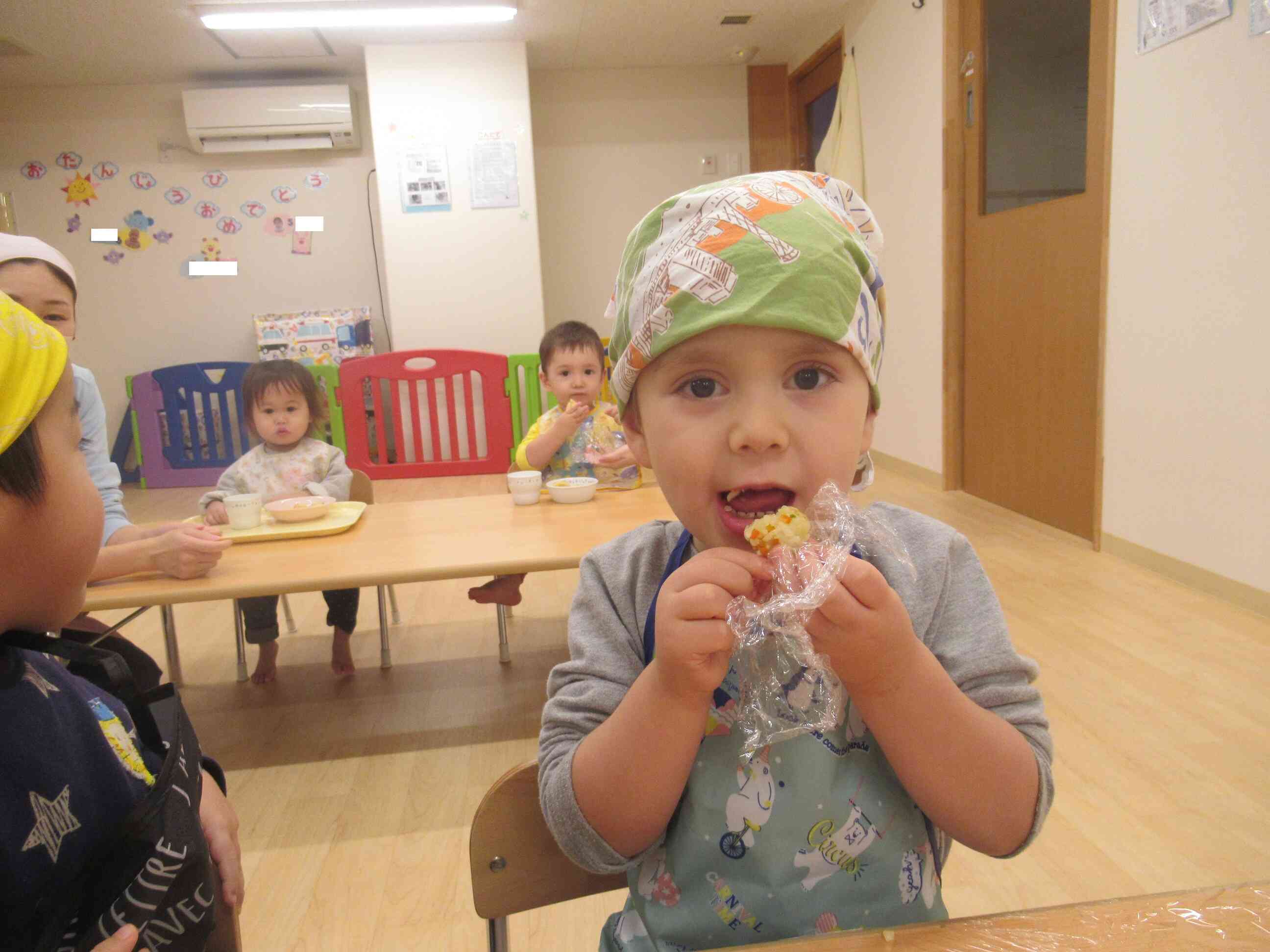 大きなお口で「いただきまーす！」