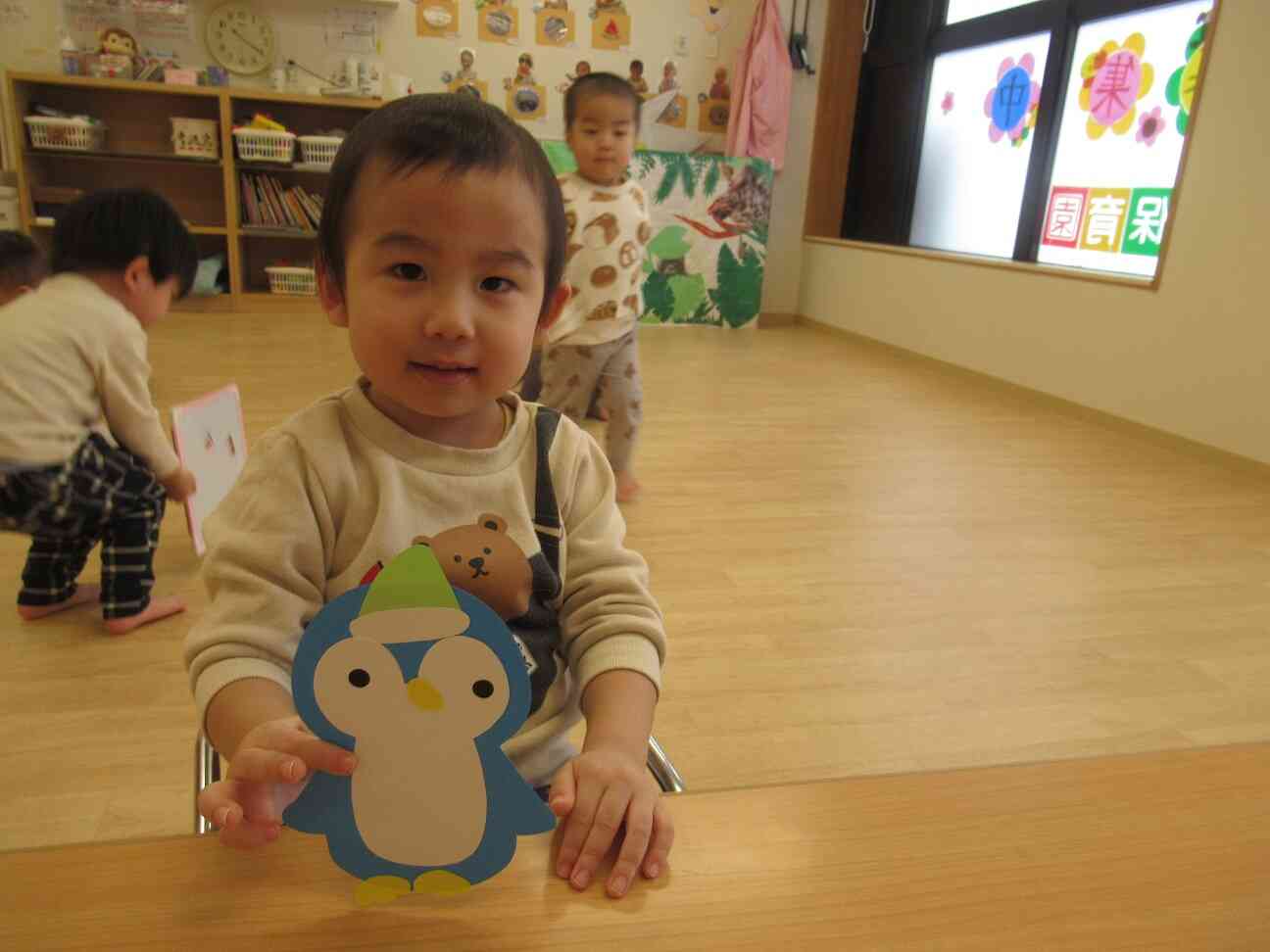 かわいいペンギン(壁面製作)