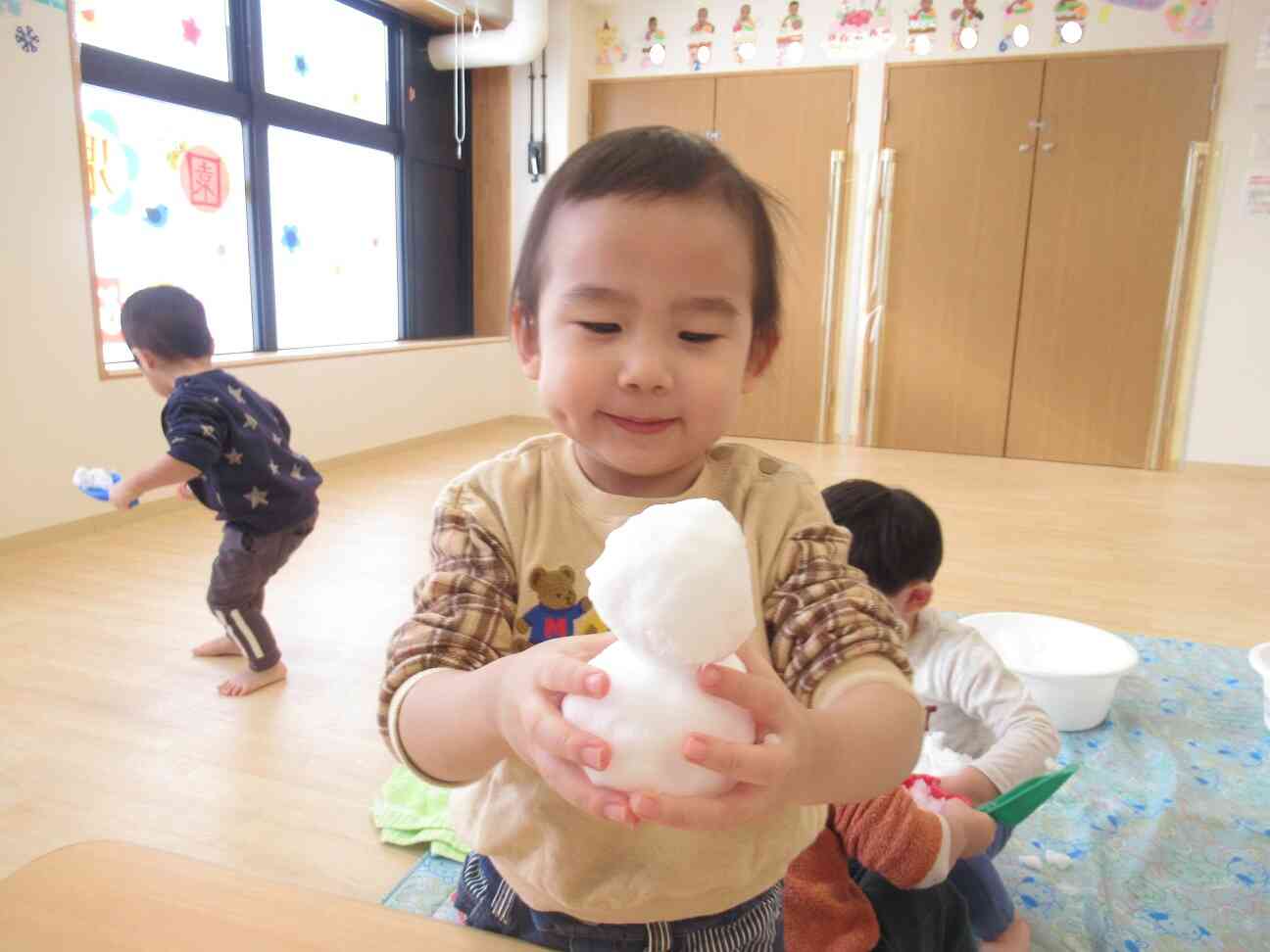 かわいい雪だるまだよ～！