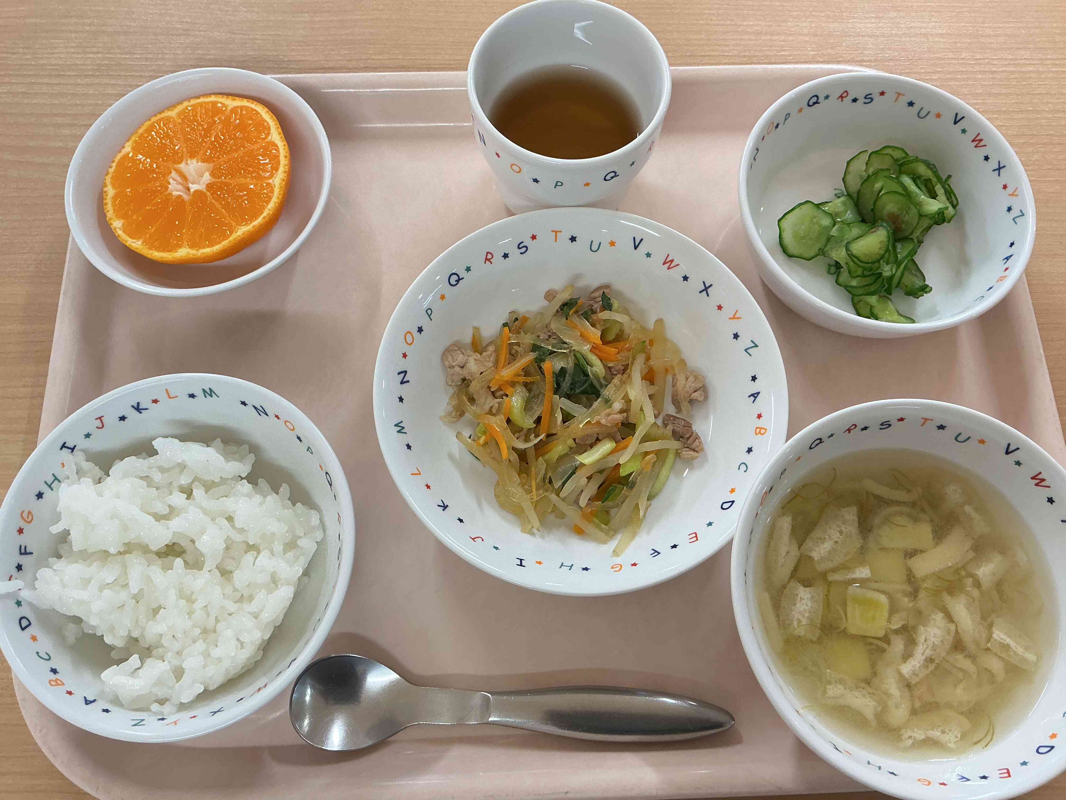2月18日(水)の昼食です。