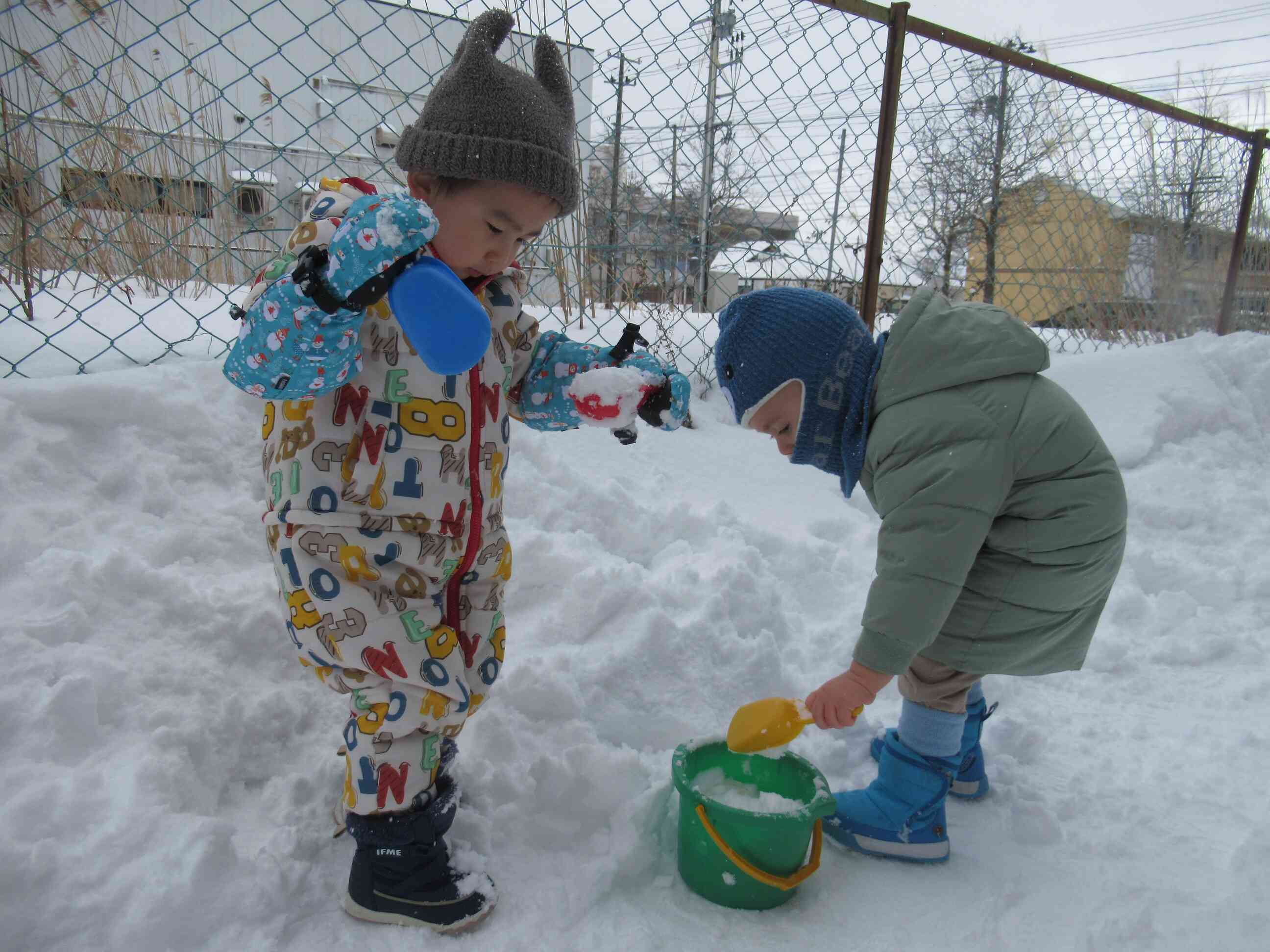 いっぱいはいったね！