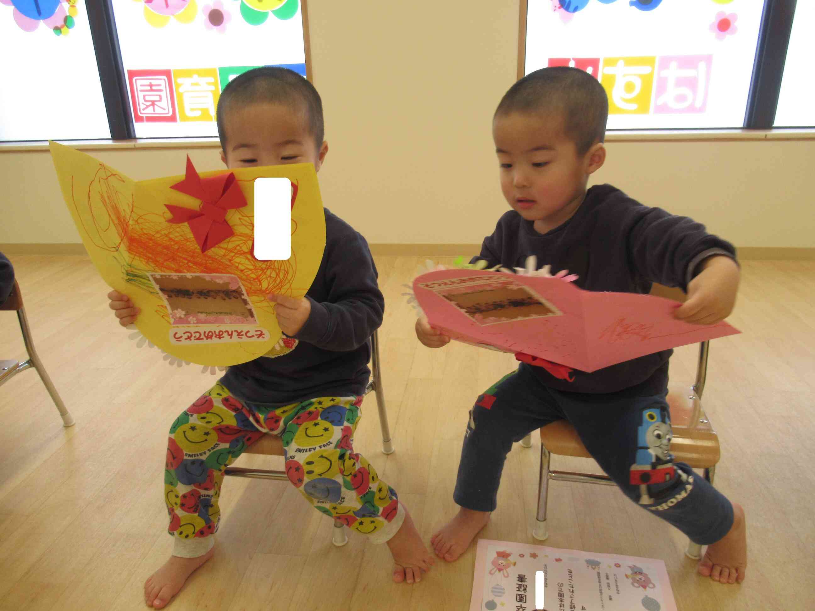 在園児からのプレゼントは…