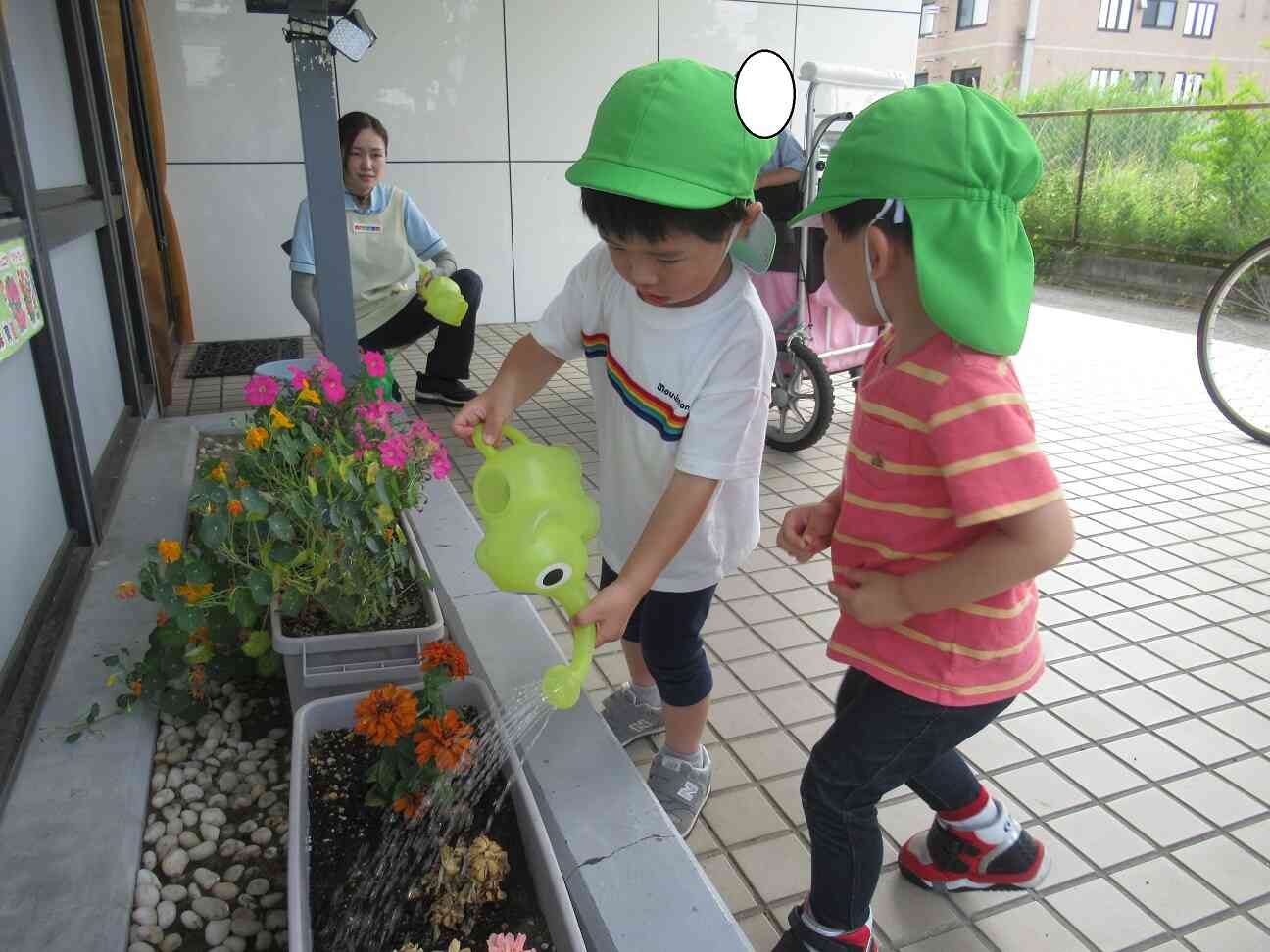 保育園へ戻ってからは