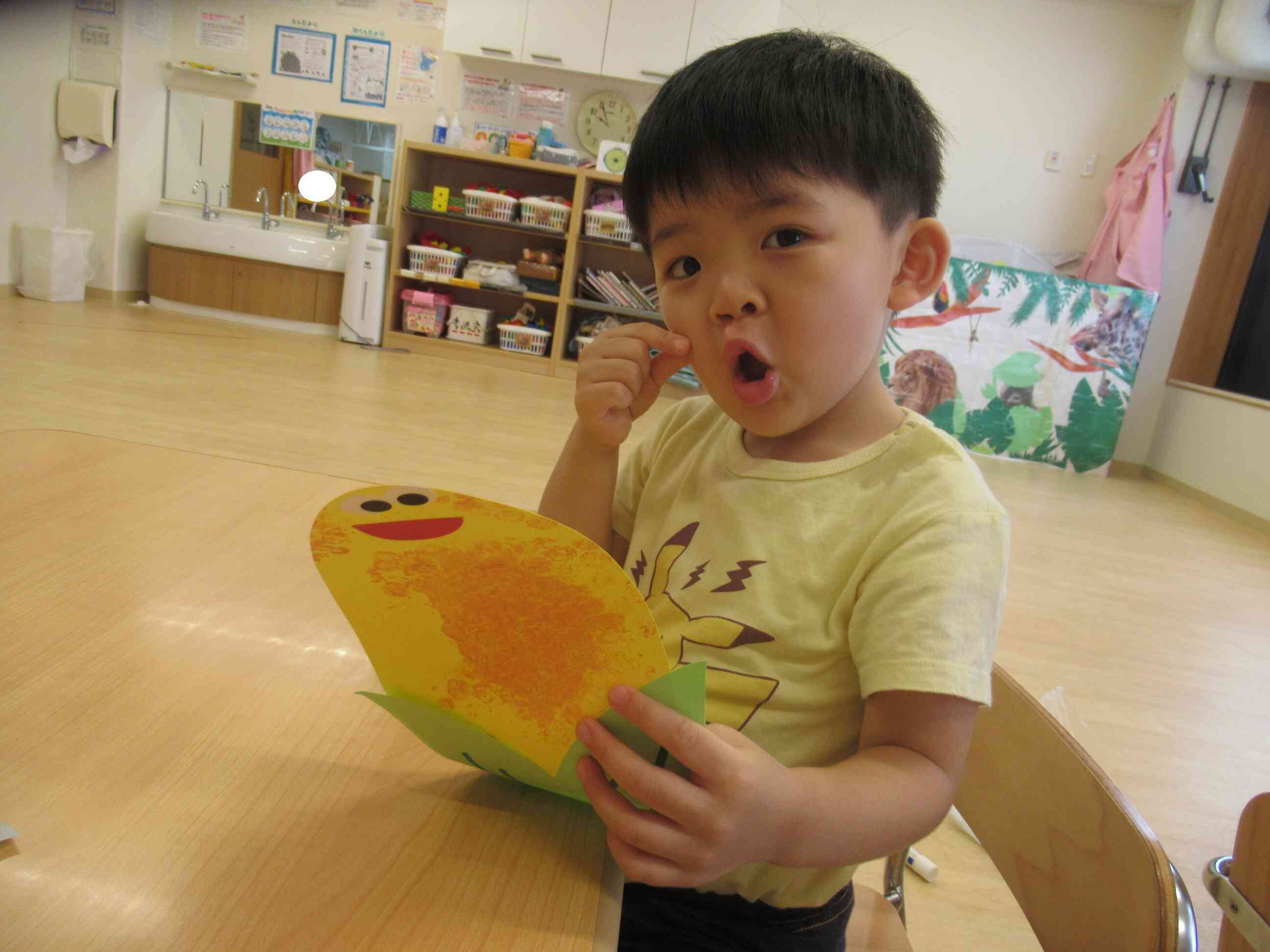 かわいいトウモロコシ！