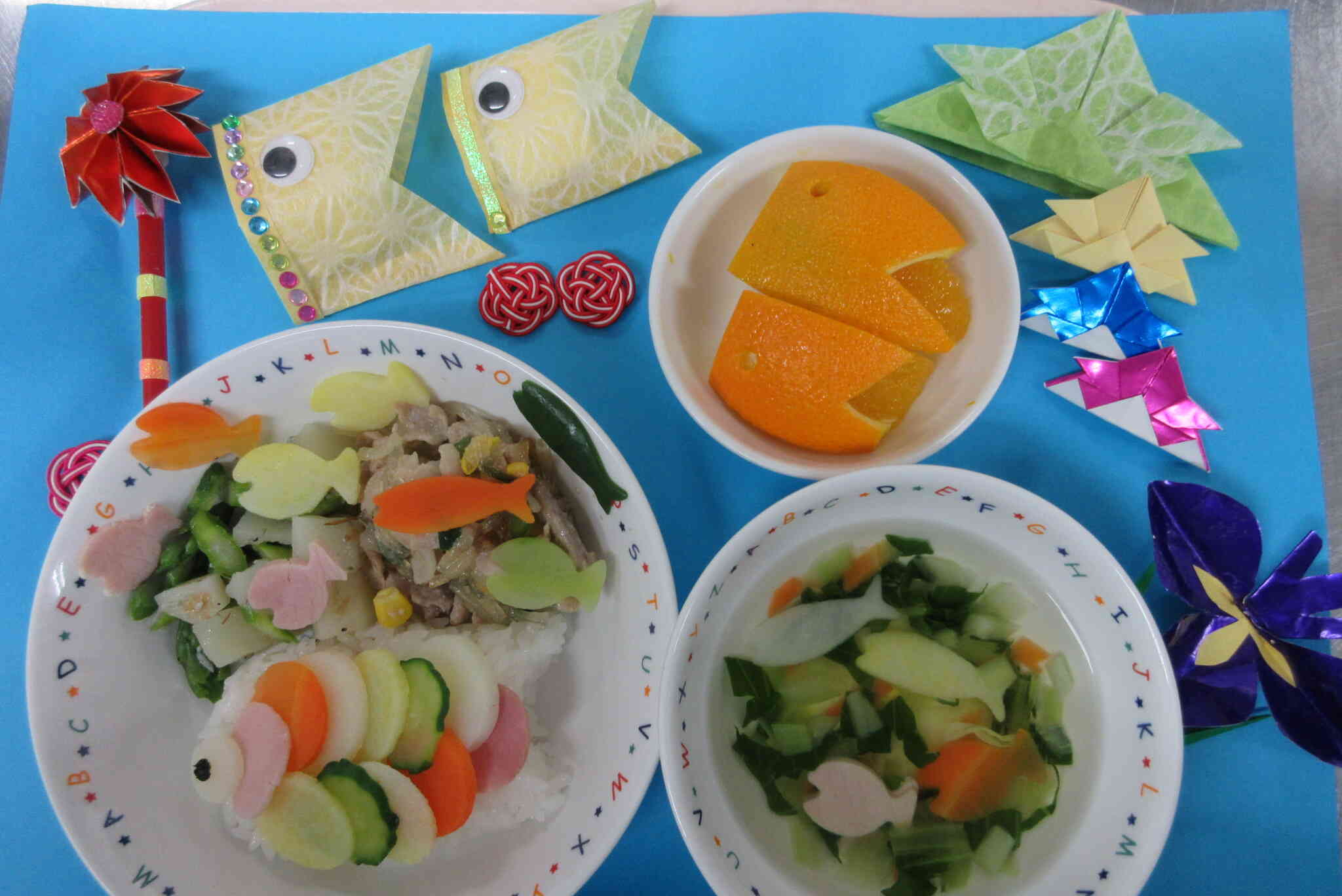 こどもの日のお祝い会③～給食・午後おやつ（4.5歳児）