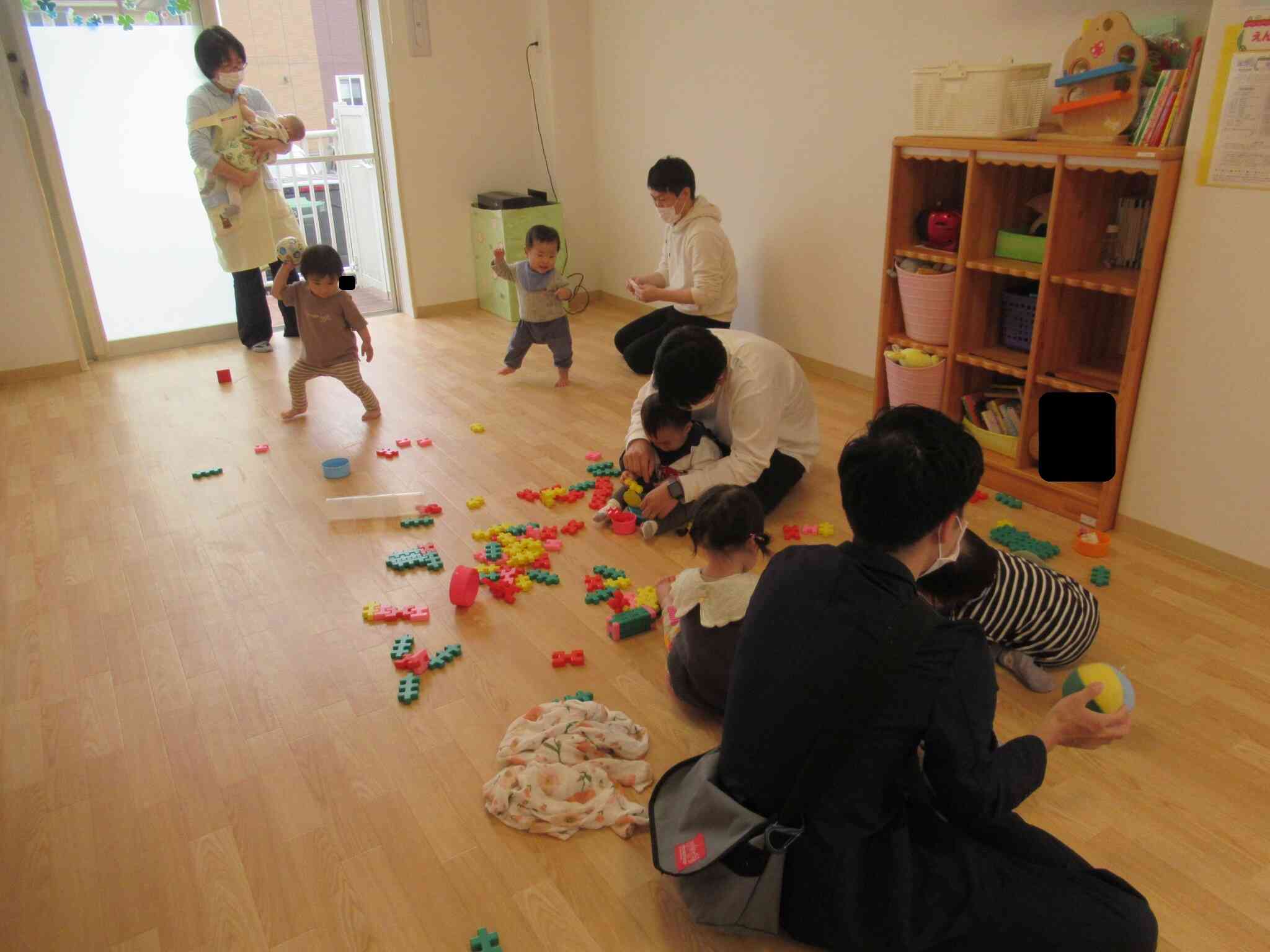 懇談会中…待っていただいたチームパパ！