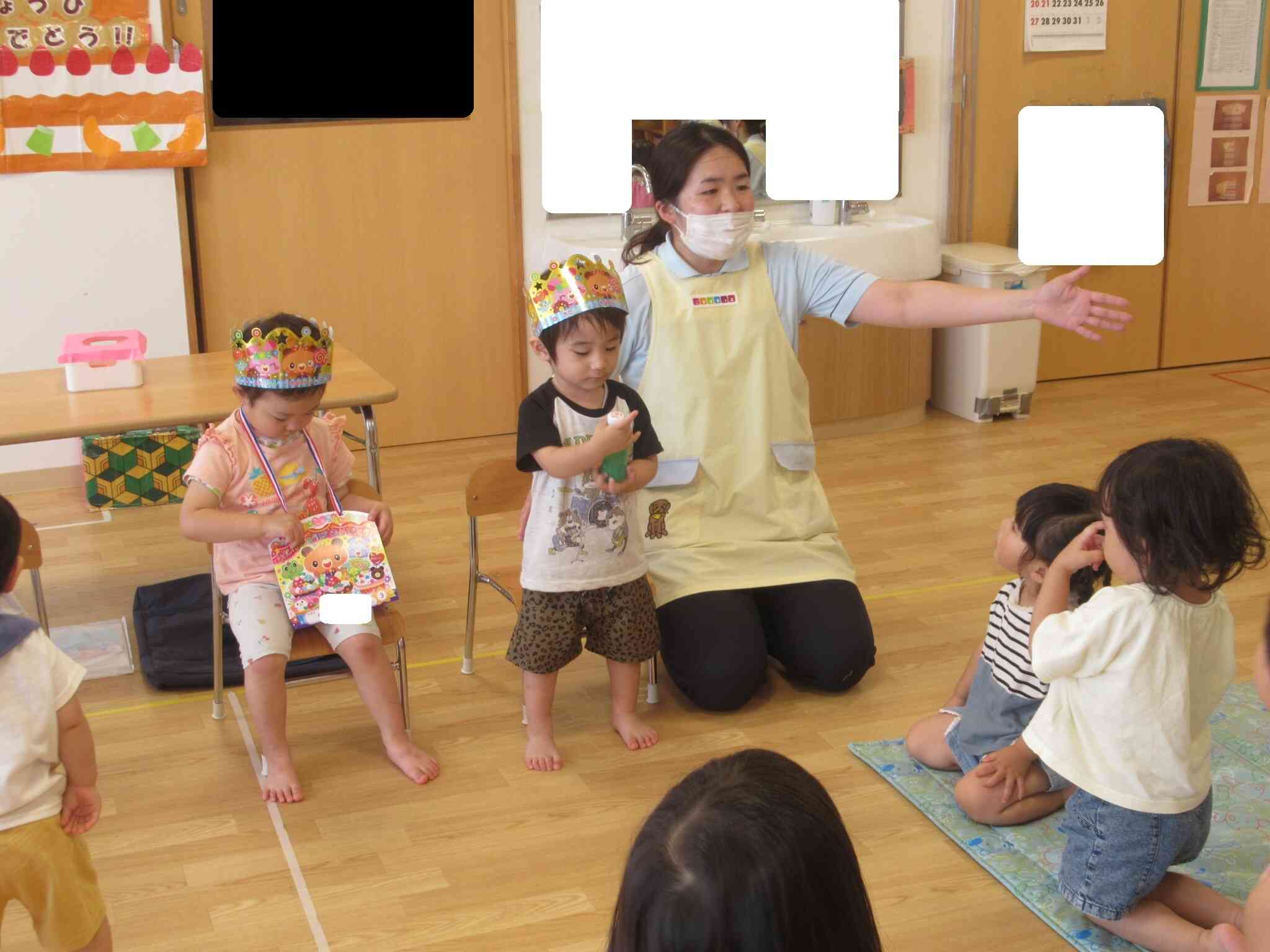 1歳児のお友だちです…担任の先生から好きなところをお話してもらいました！