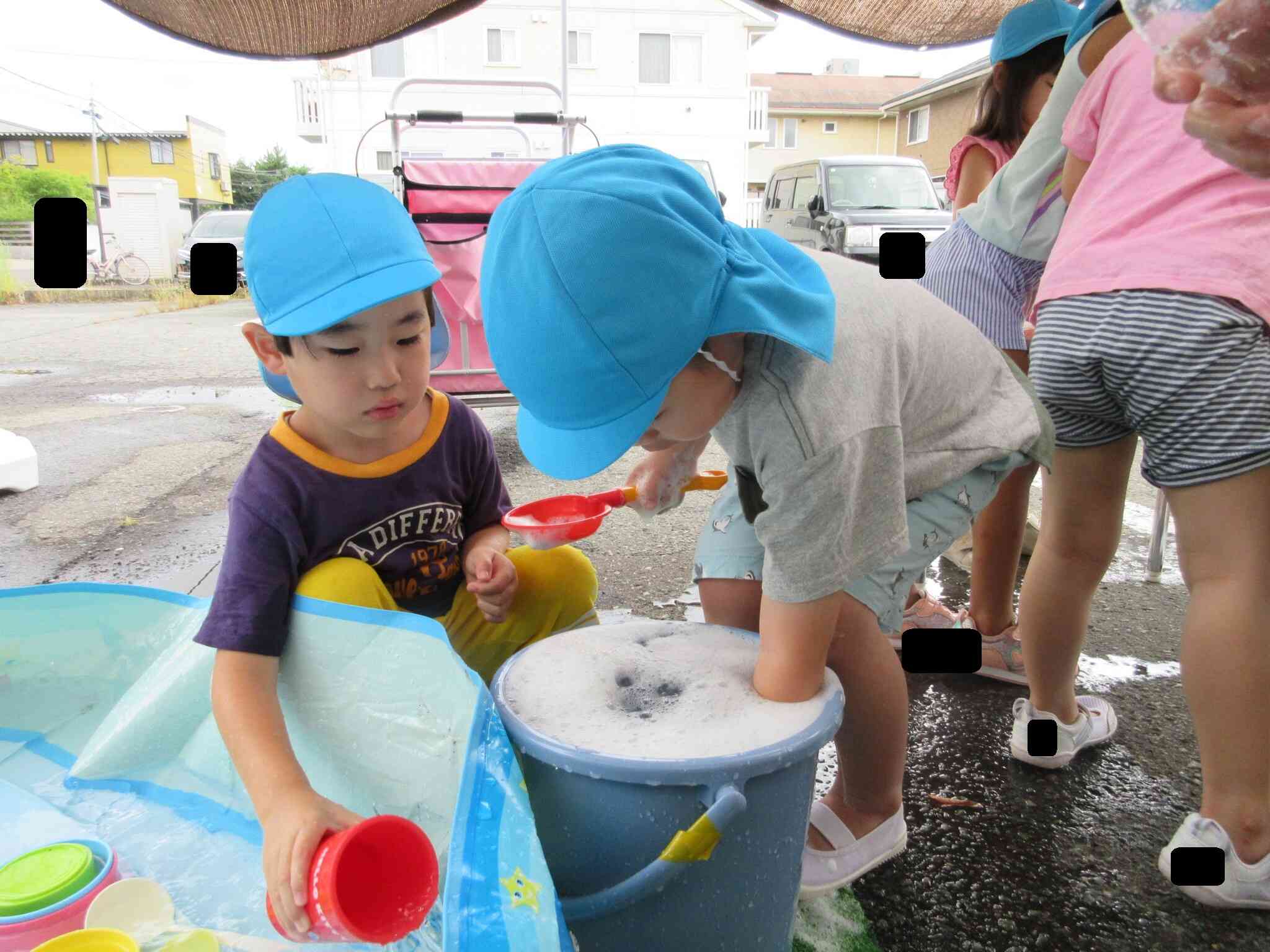 「お水に泡を混ぜたらどうなる？」