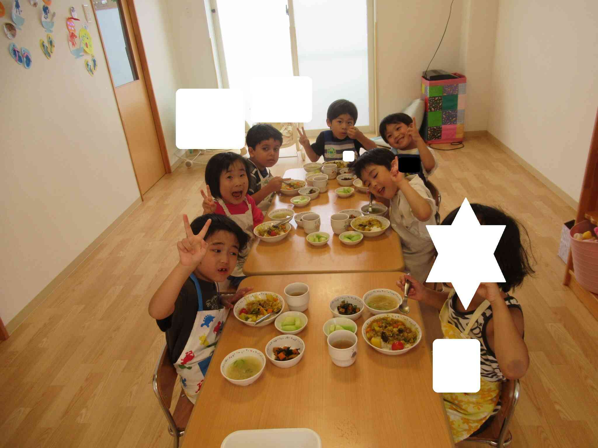 みんなでカレー作り③（5歳児）