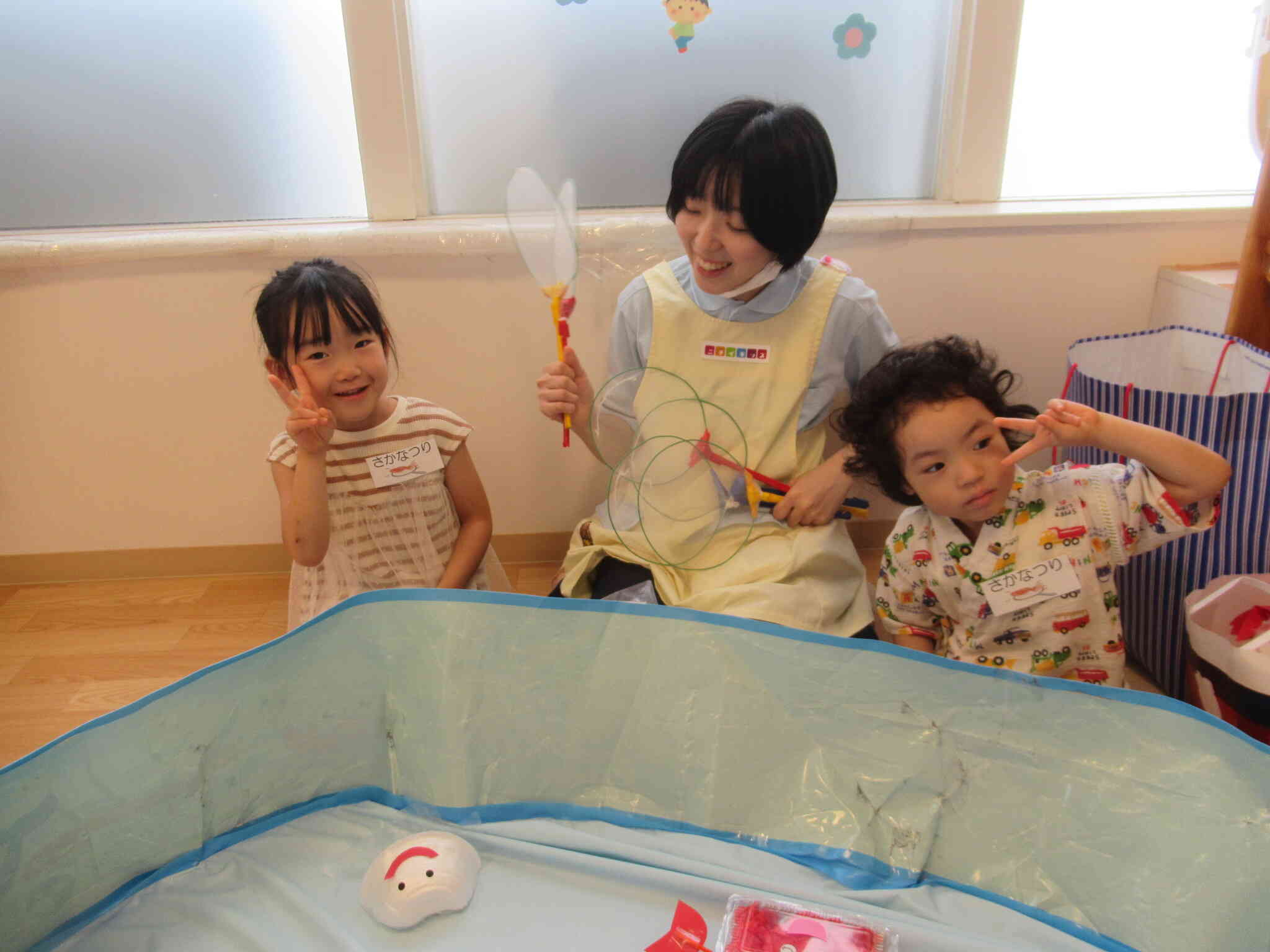 「さかなすくいコーナーで待ってます！」
