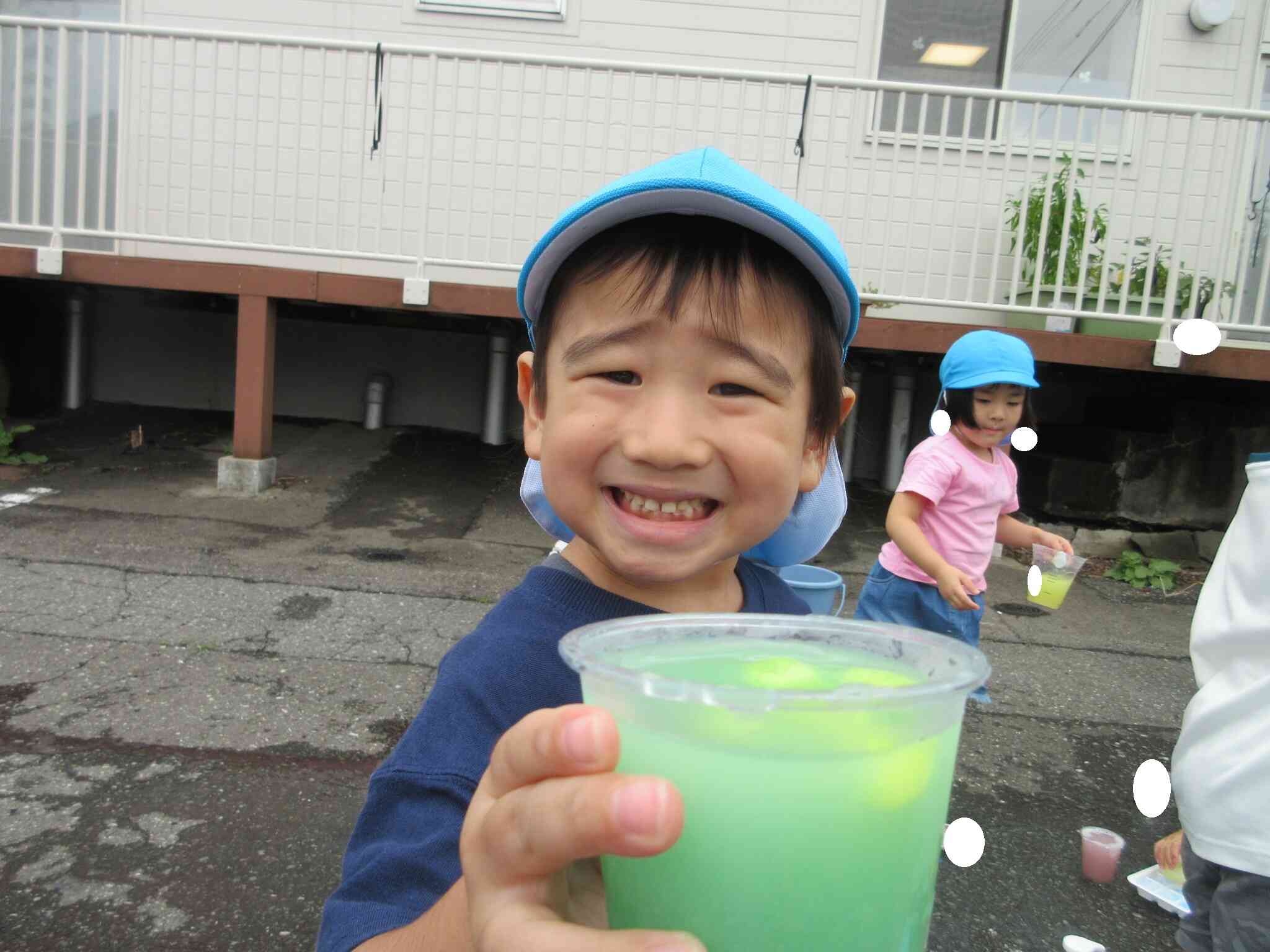 今年最後の...(3歳児)