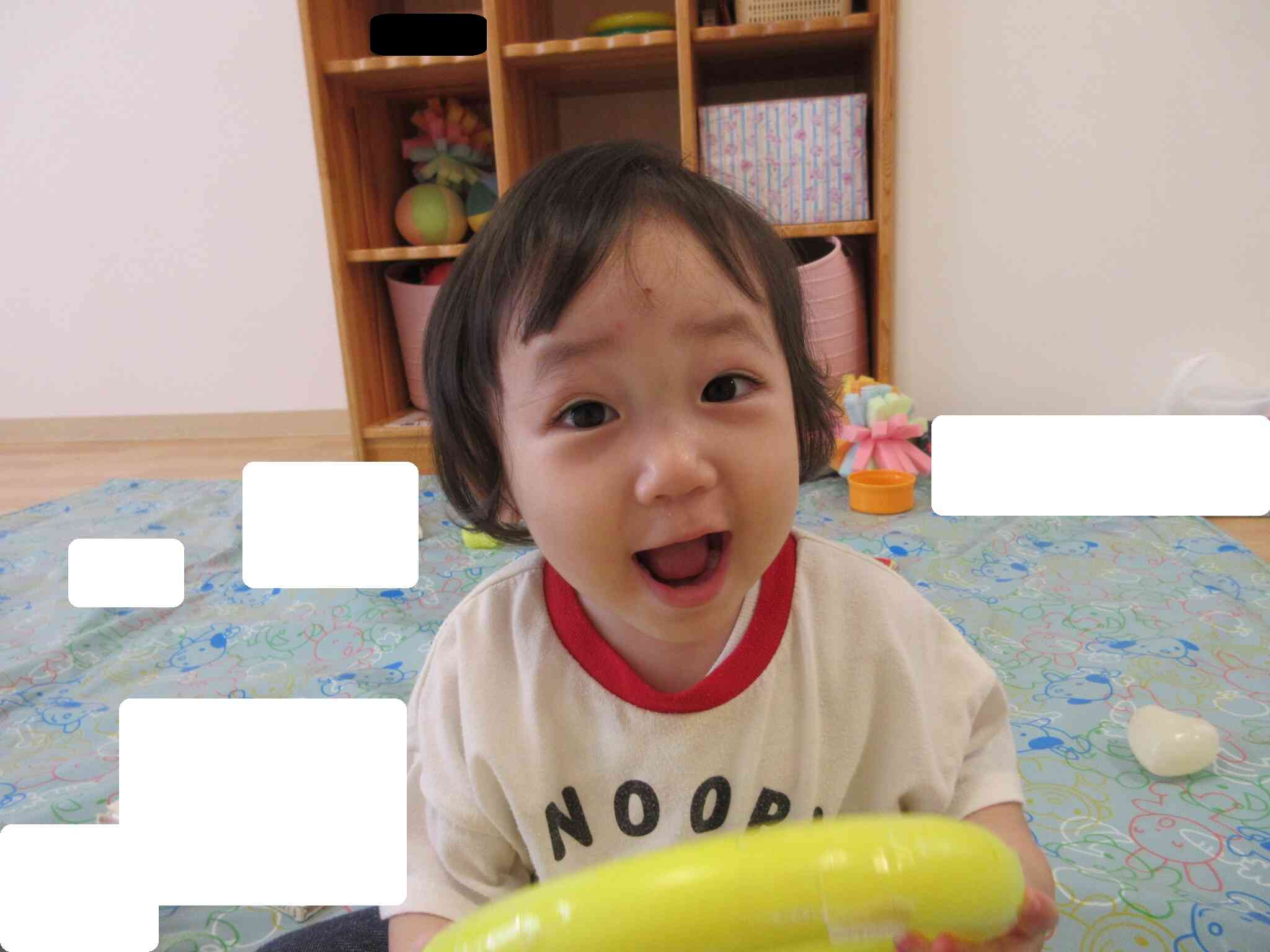 「ばあ～」いないいないばあがとっても上手です