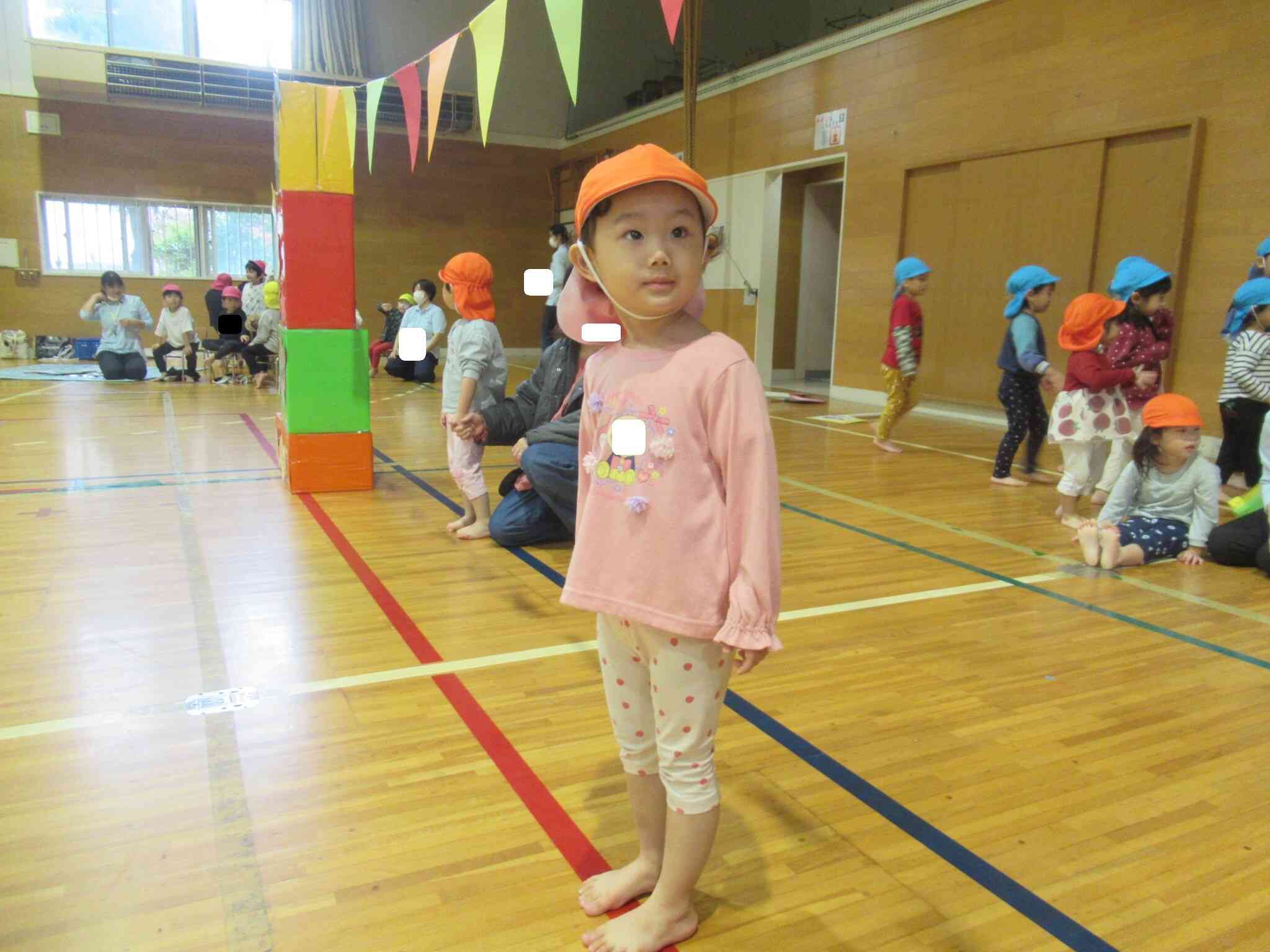 こちらはうさぎ組（2歳児）です。「キリッ」とした素敵な表情です。