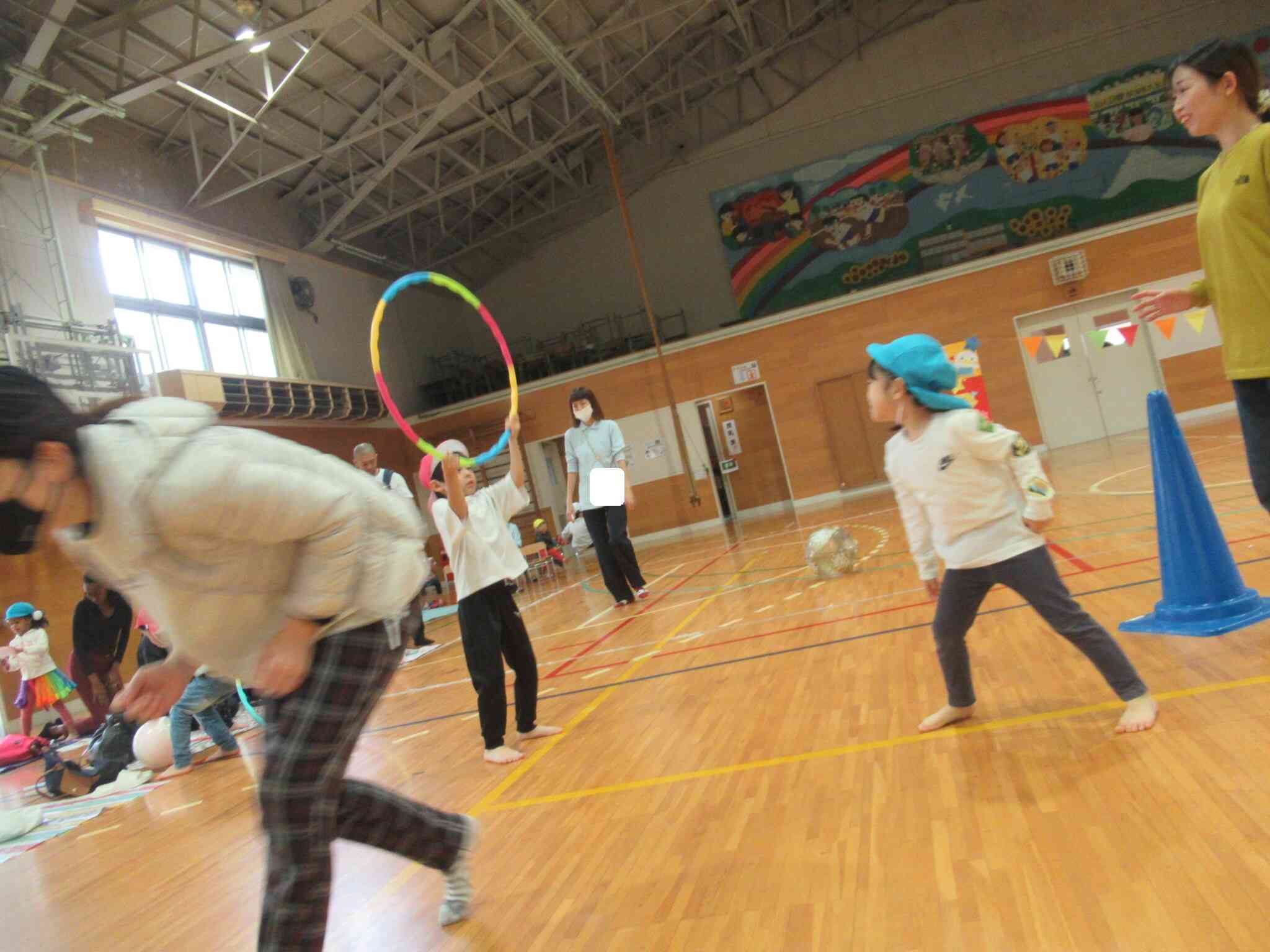 日々の活動のドッジボールでボールを投げる力も身に付きました!