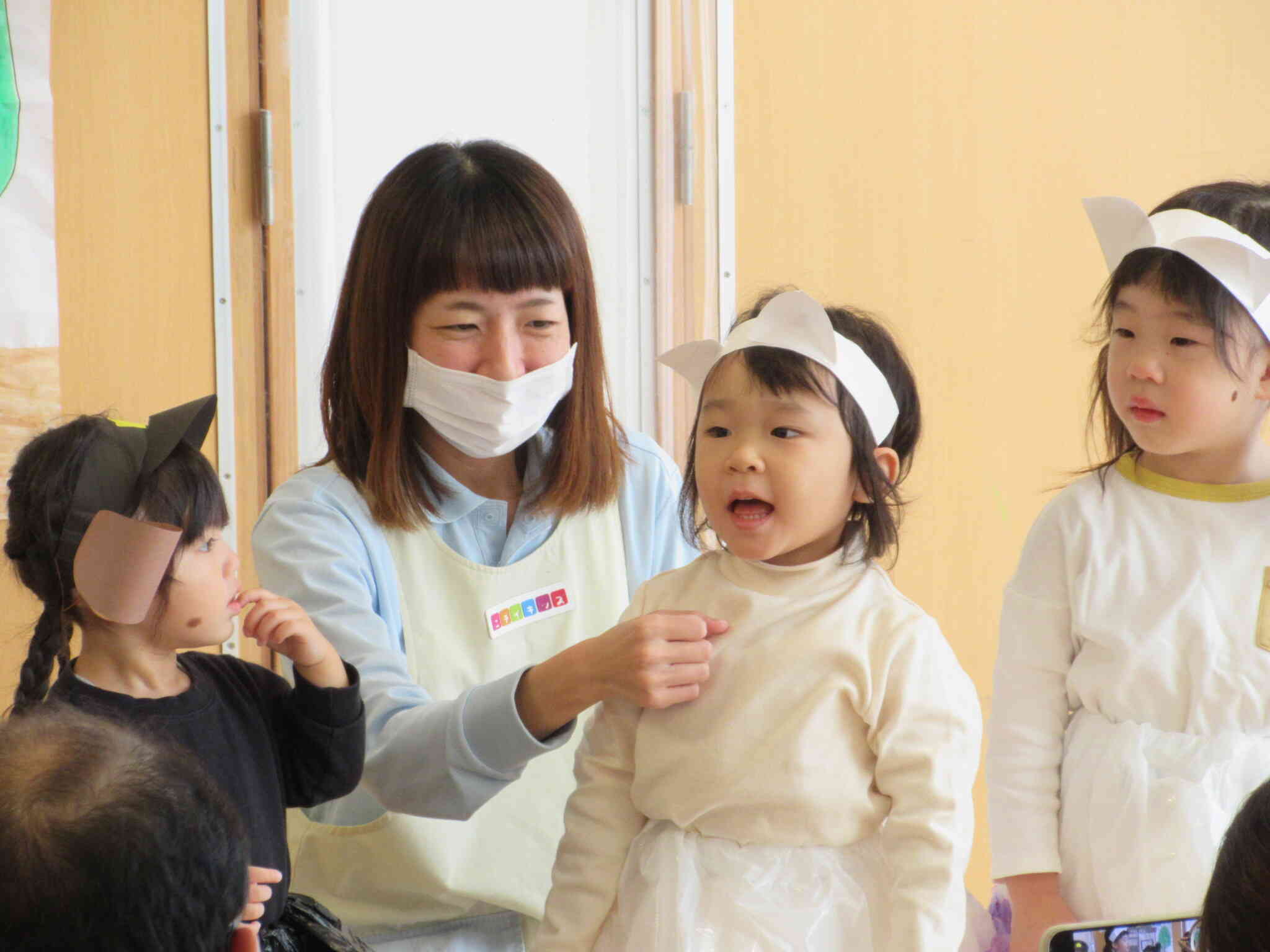 劇が終わったら、役名とお名前を発表しました。