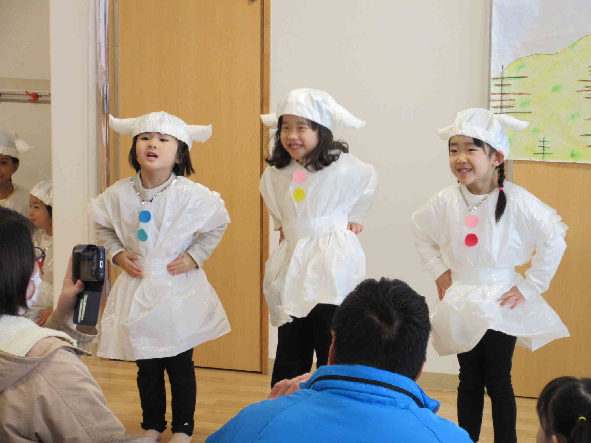 笑顔が弾ける小さいやぎさん達