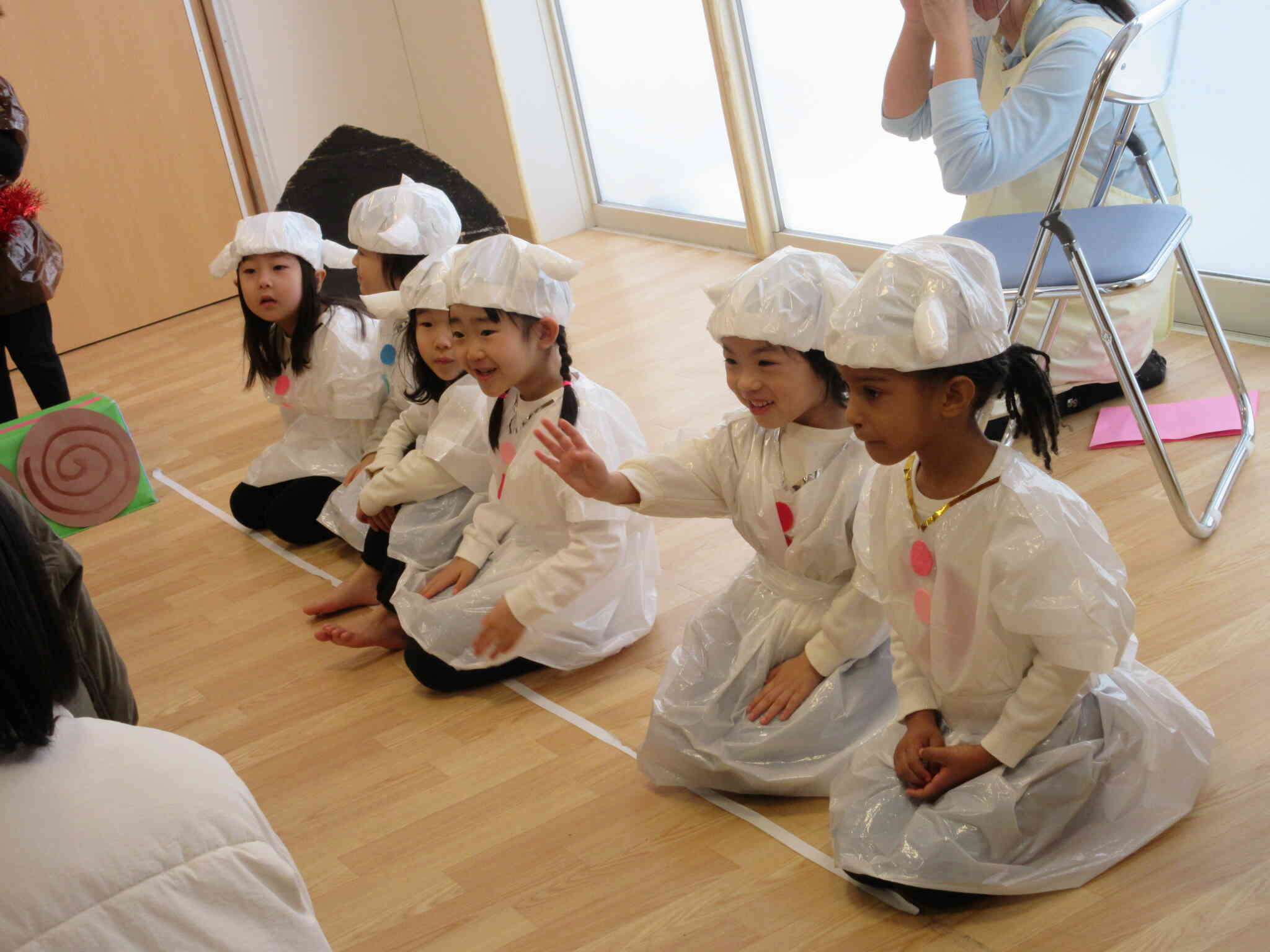 かわいいやぎさん達。最後まで頑張ったね！