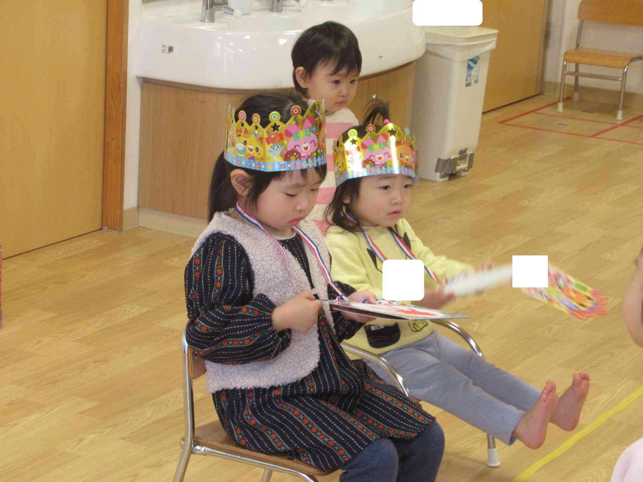 いっしょに参加してくれました