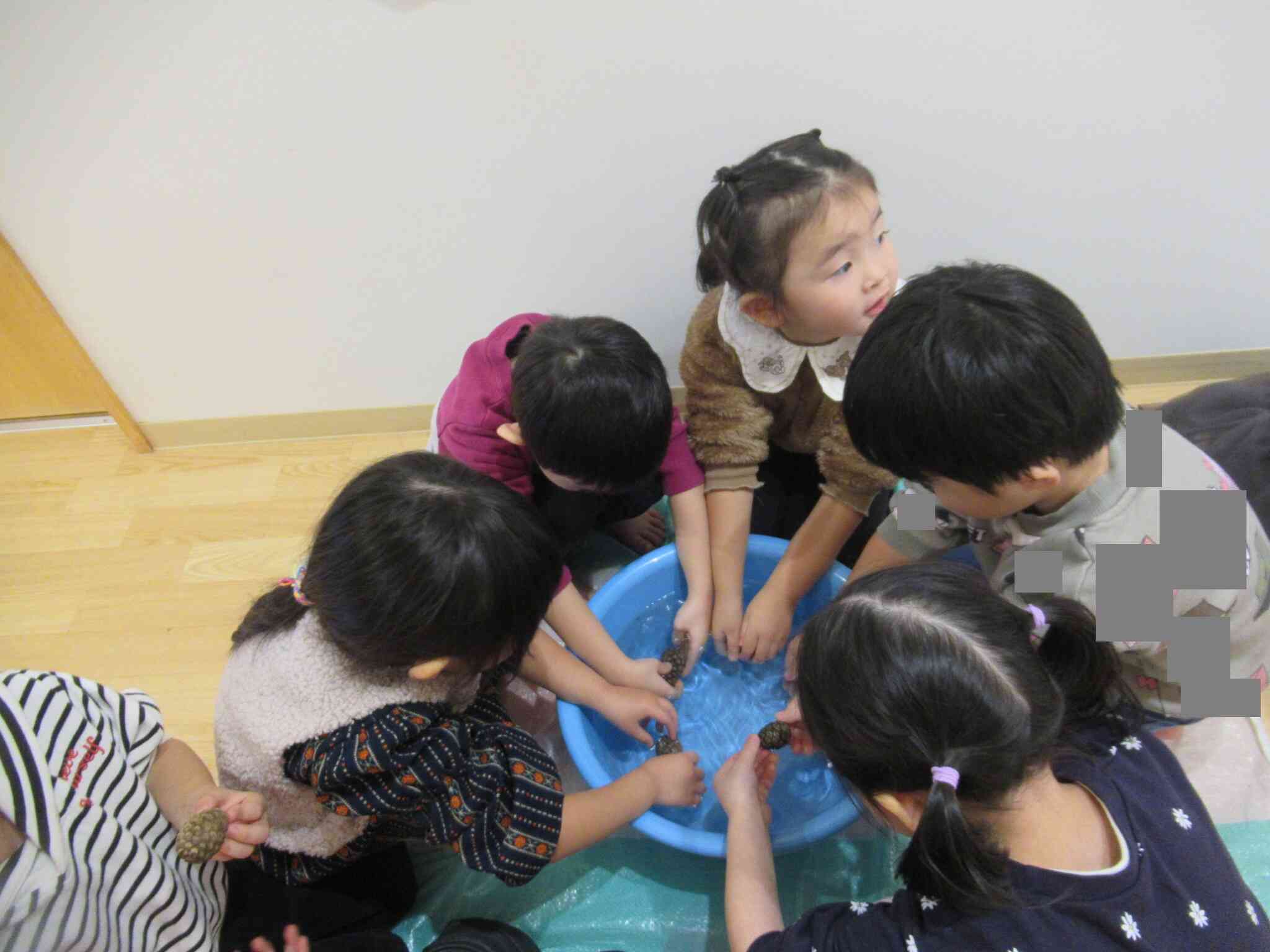 お水でじゃぶじゃぶ