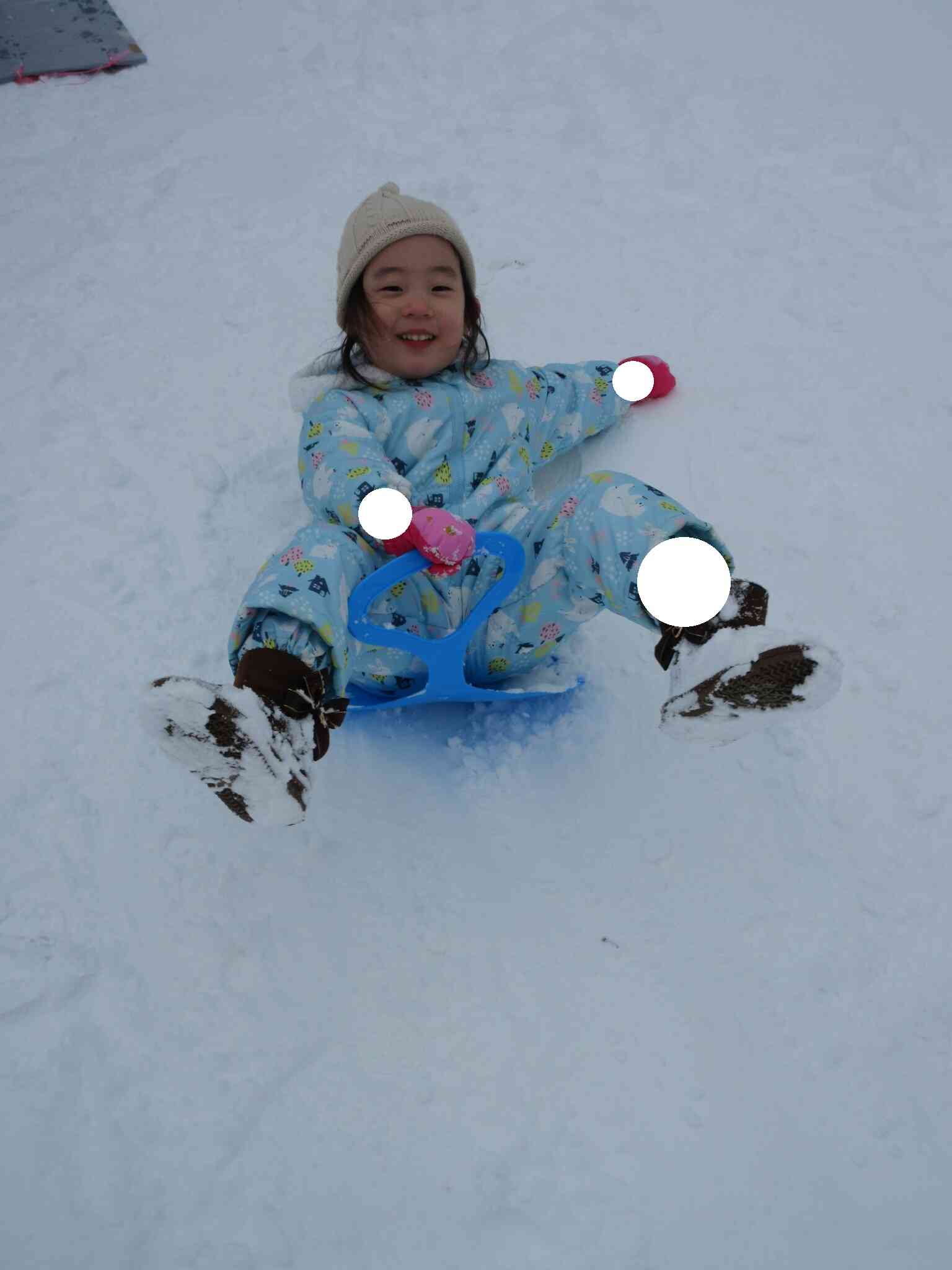 まっすぐ滑れるようになったよ