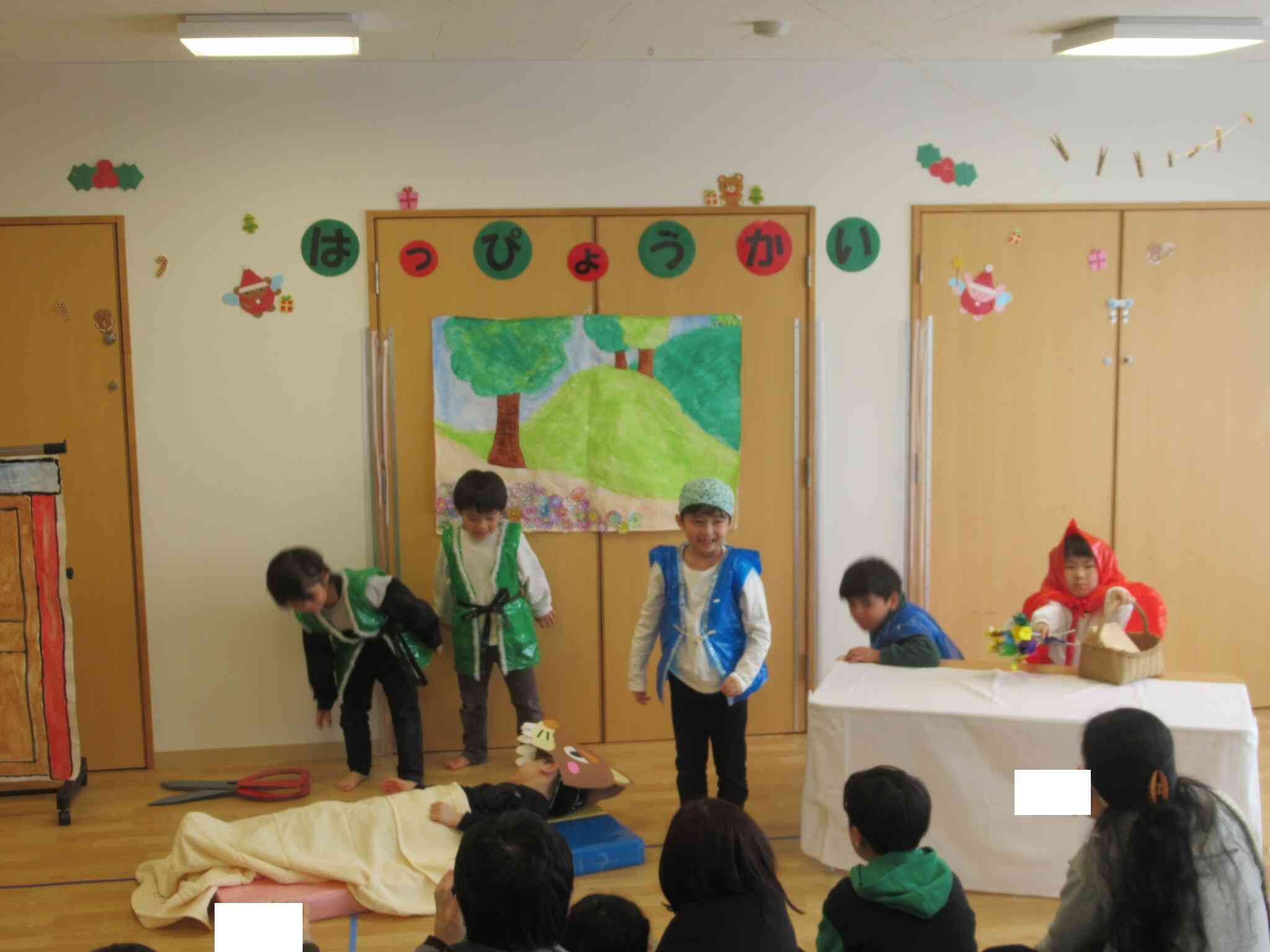 セリフが心配だったお友達にはそっと教えてあげる姿も・・・