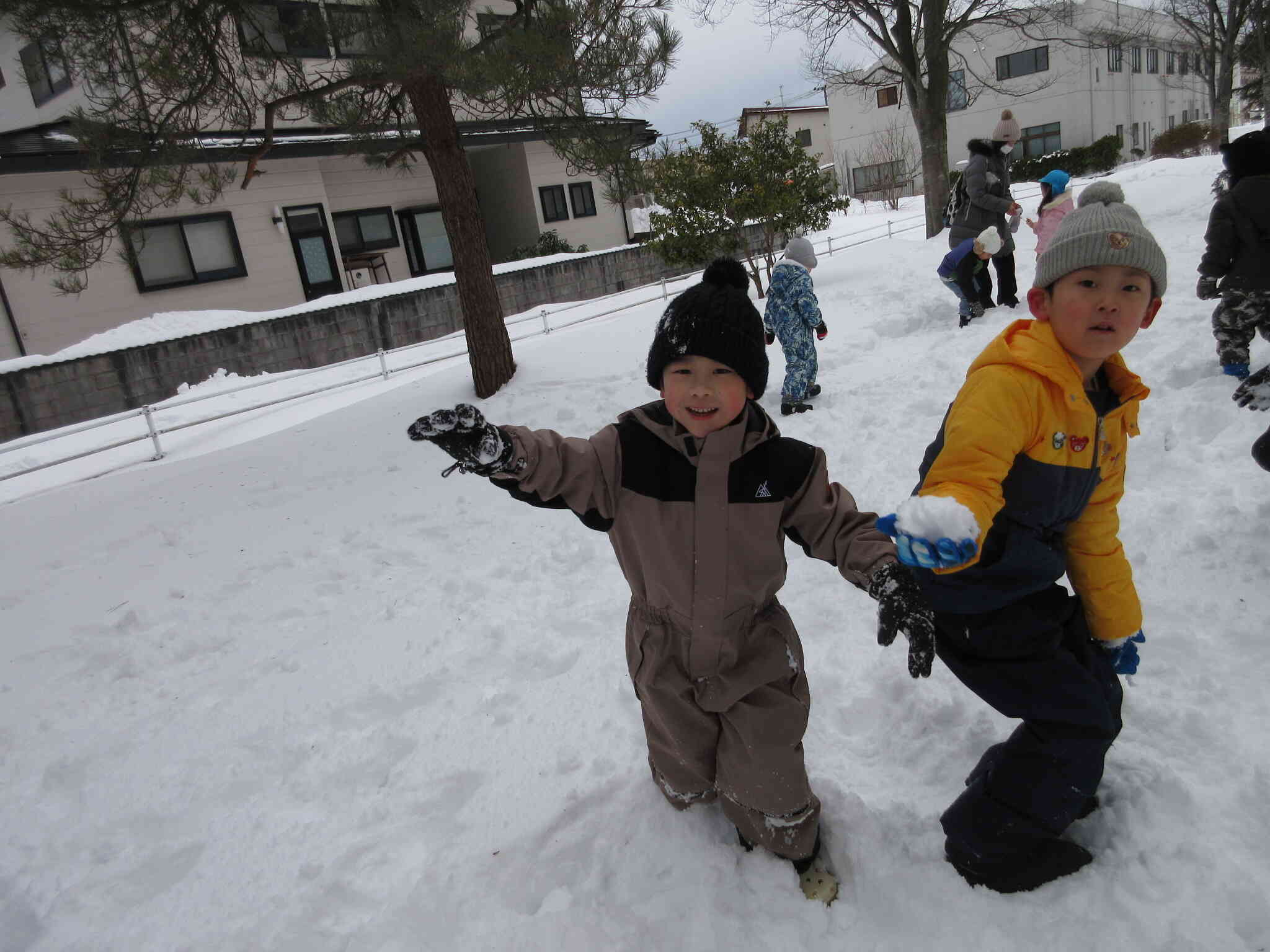 雪の上を走るのだってへっちゃら！