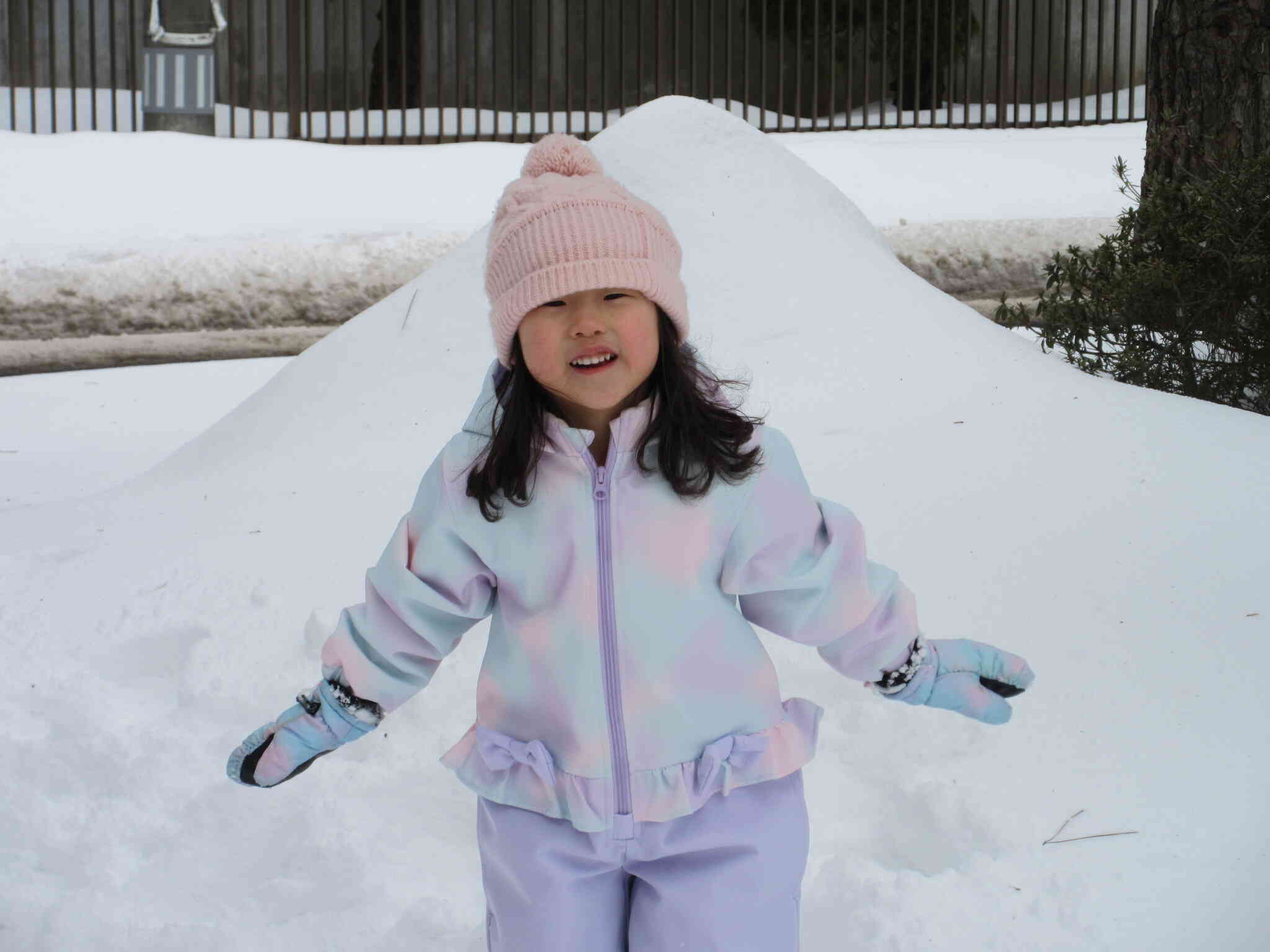 雪遊び楽しいね！