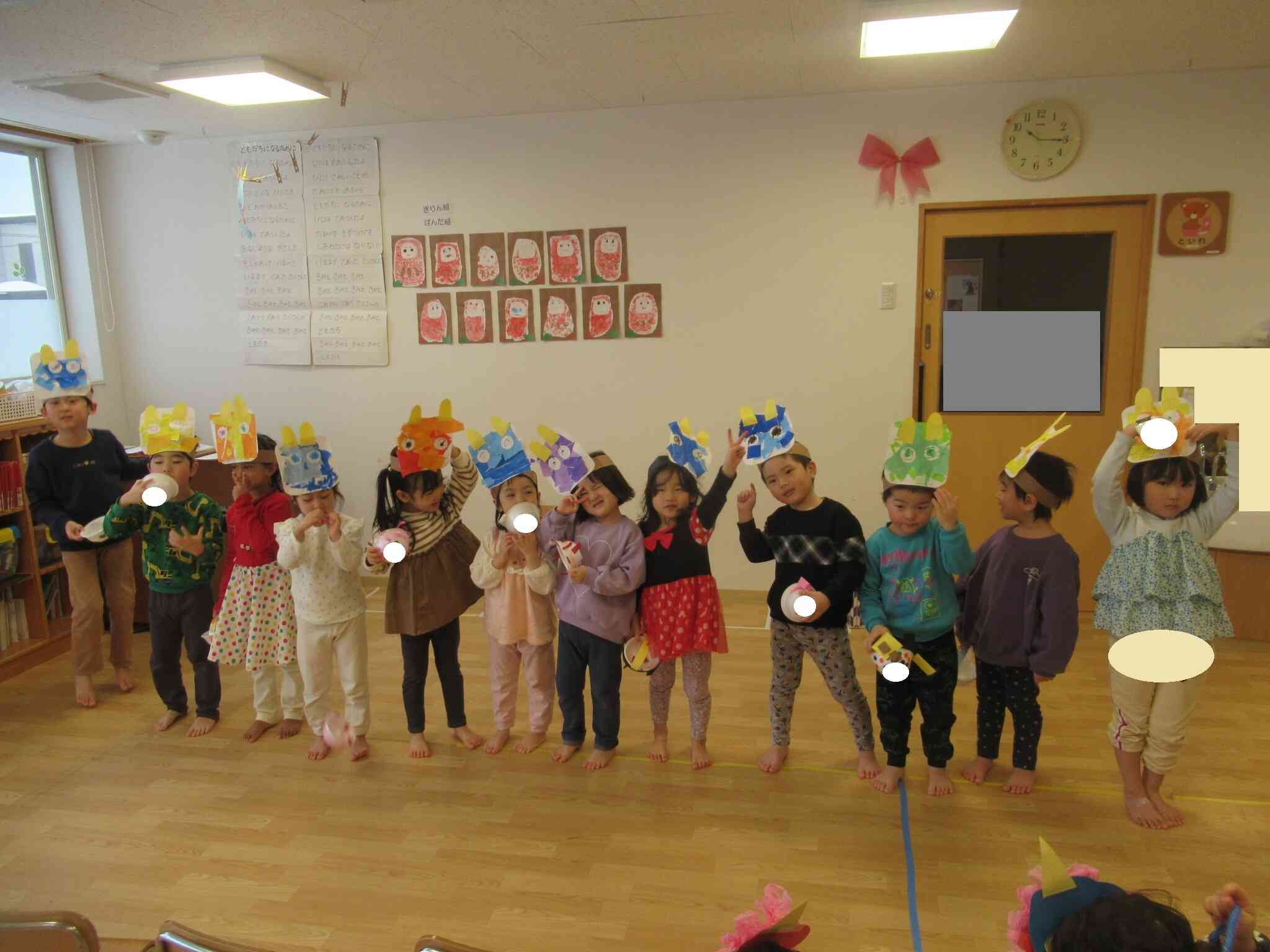 みんなで鬼をやっつけるぞ！