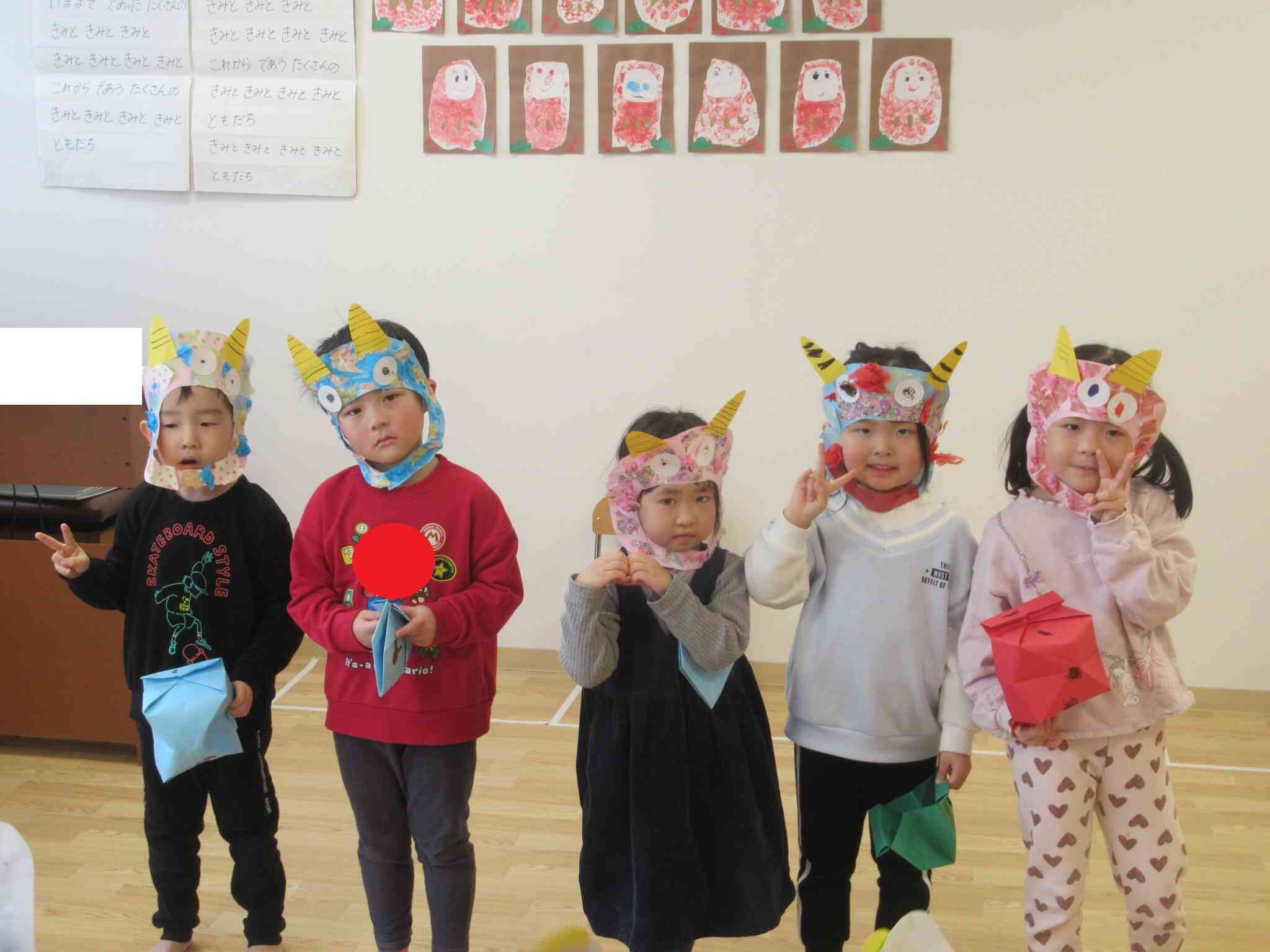 カラフルな鬼も登場です！