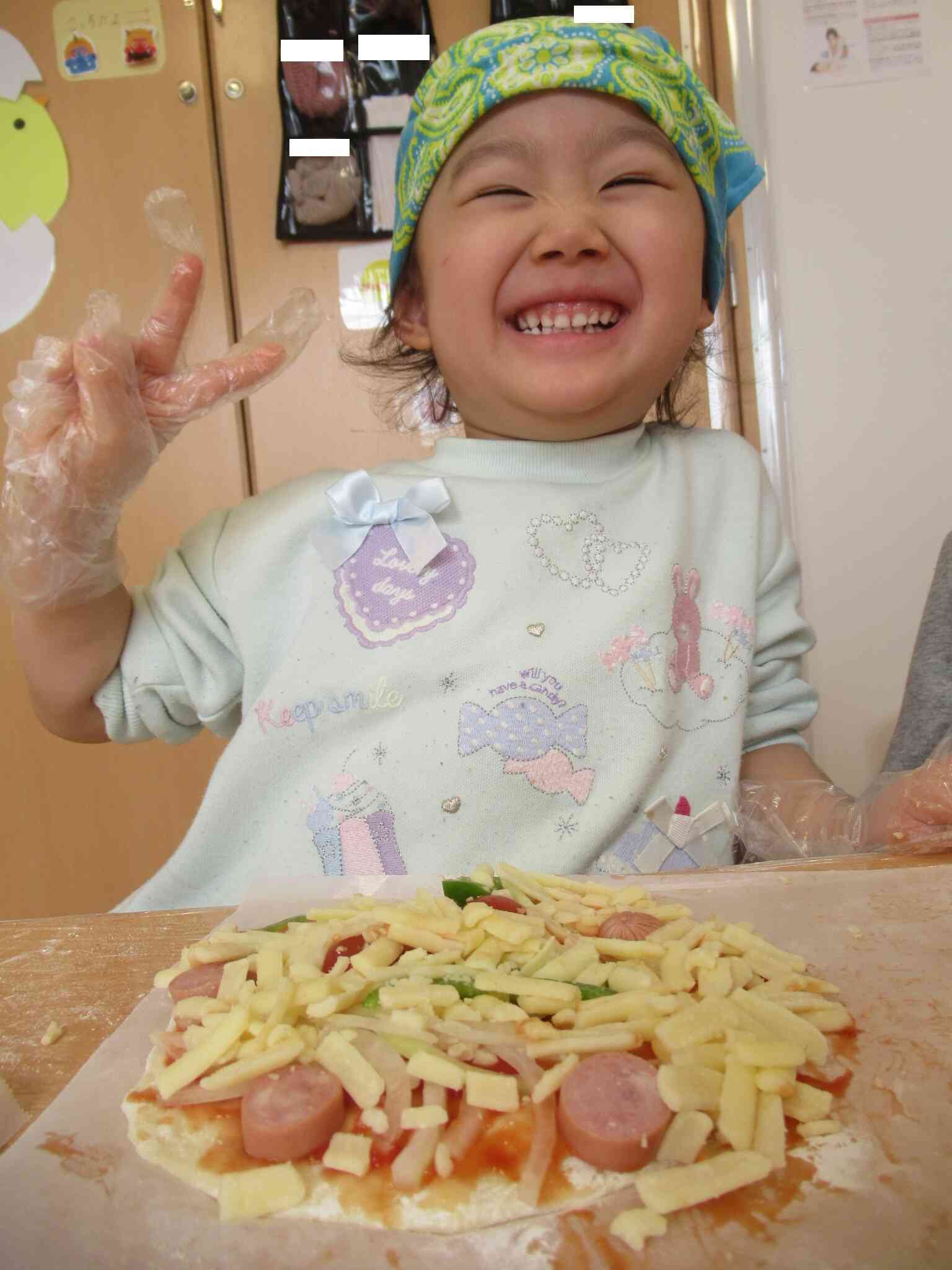 おもいっきりクッキング②(2歳児)