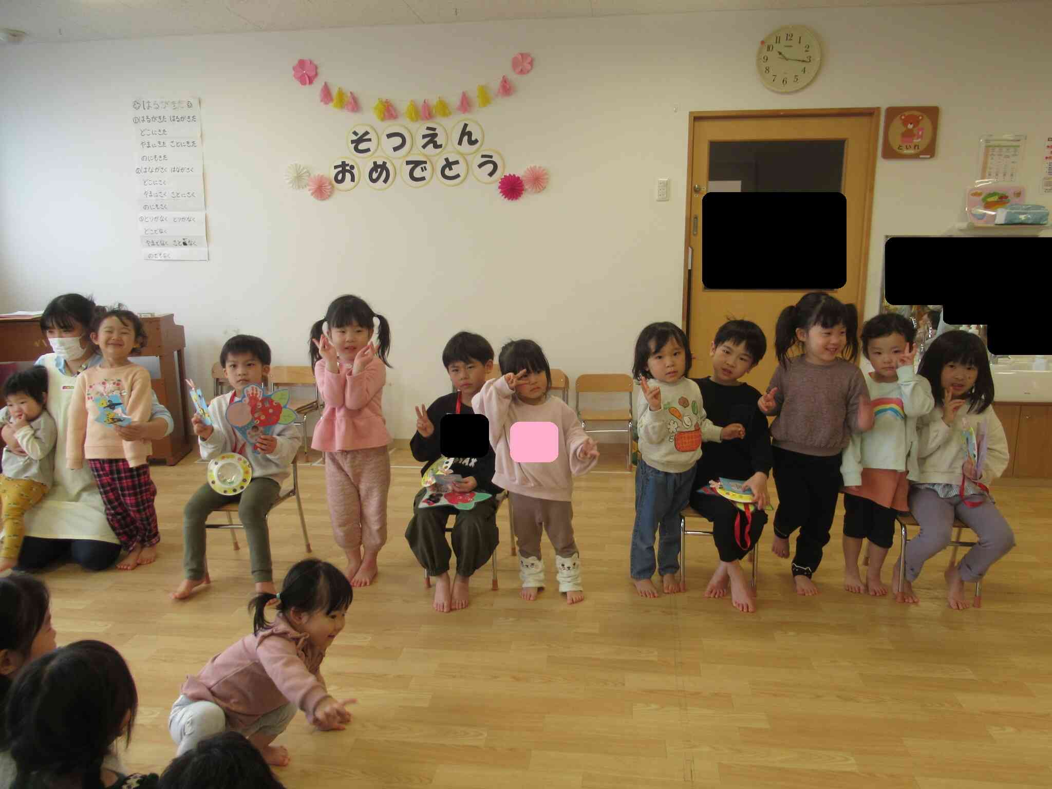 たくさんのことを教えてくれたきりん組（5歳児）