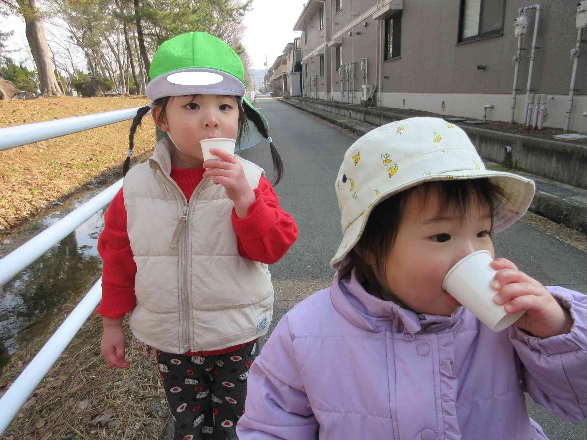 お茶もごくごく