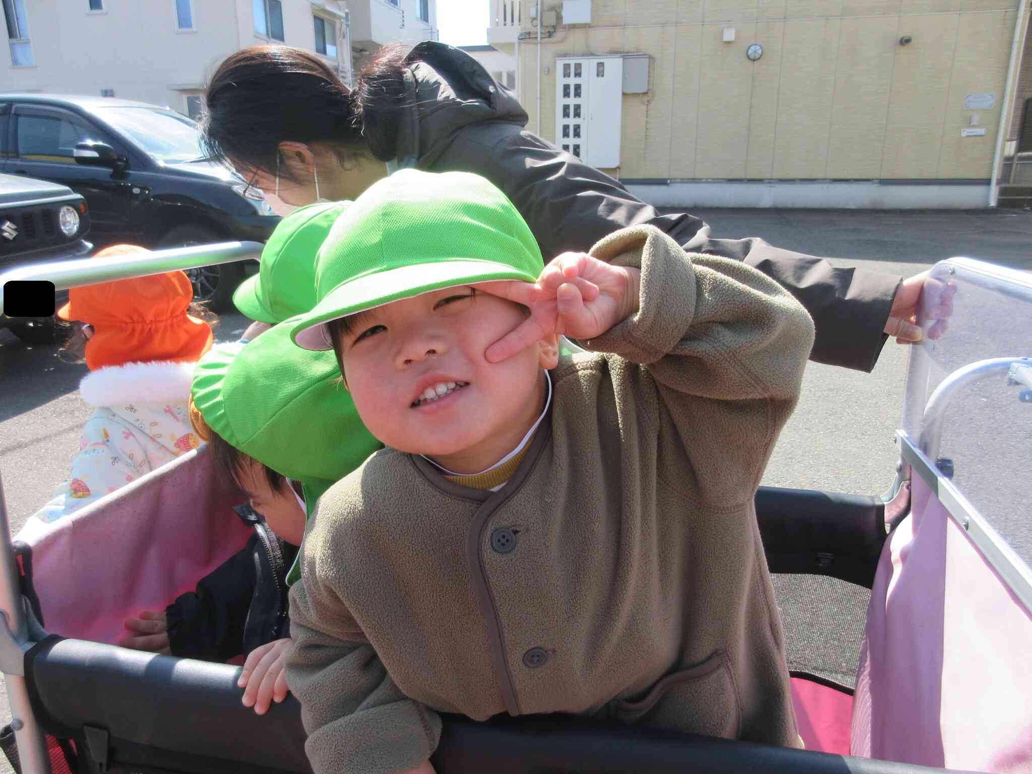 大好きなお散歩③（0.1歳児→今1.2歳児）