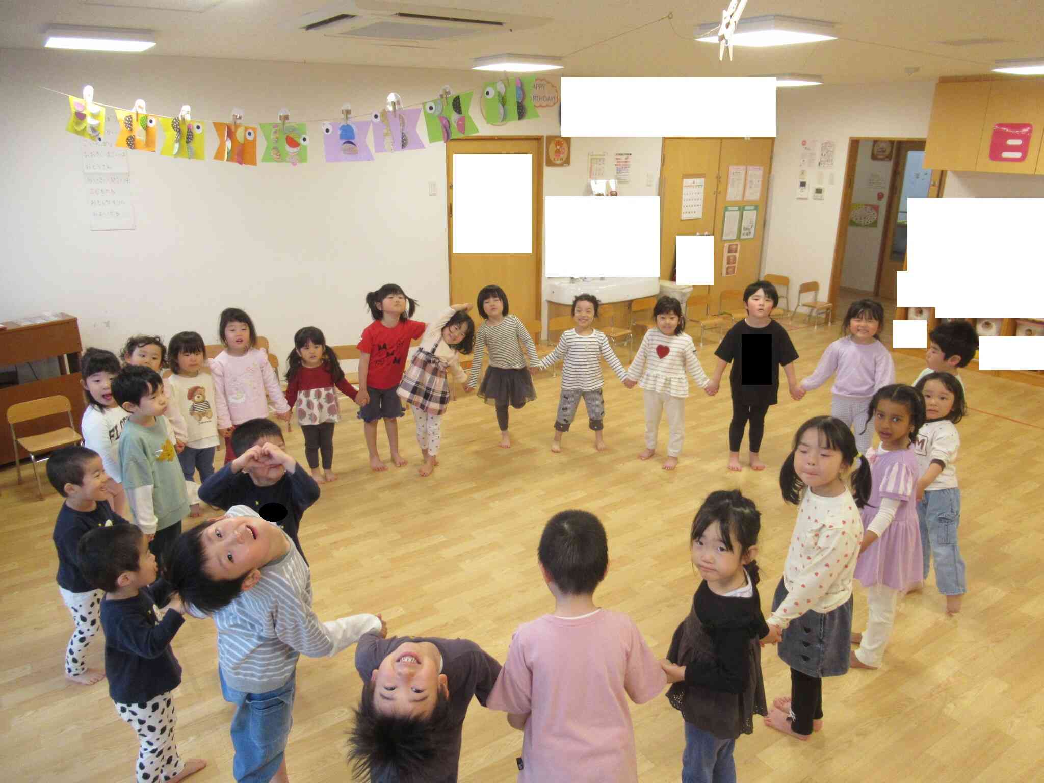 園テーマ：こどもどまんなか～遊ぶ・学ぶ・食べる～(5月)