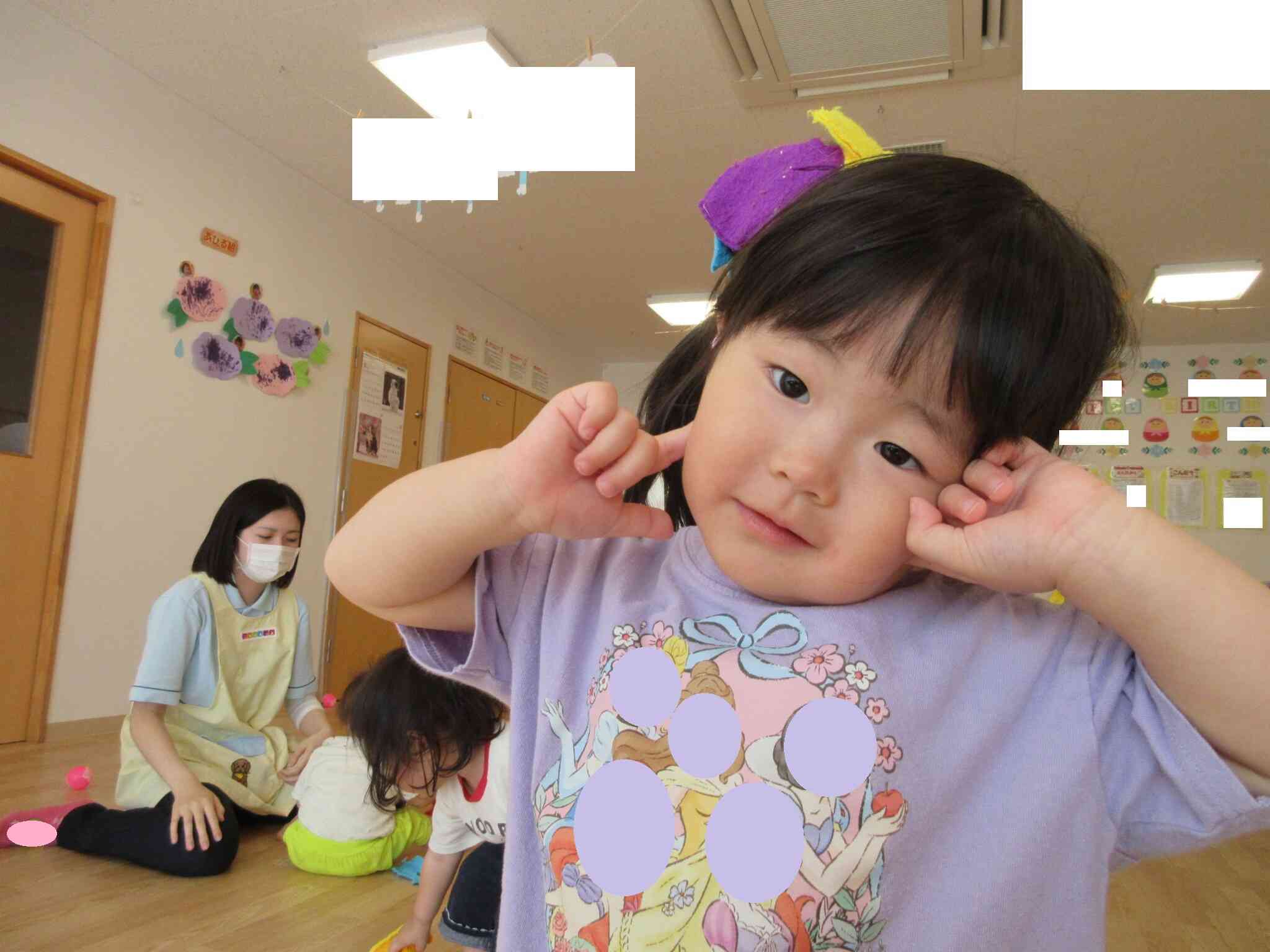 おもいっきり室内活動(2歳児)