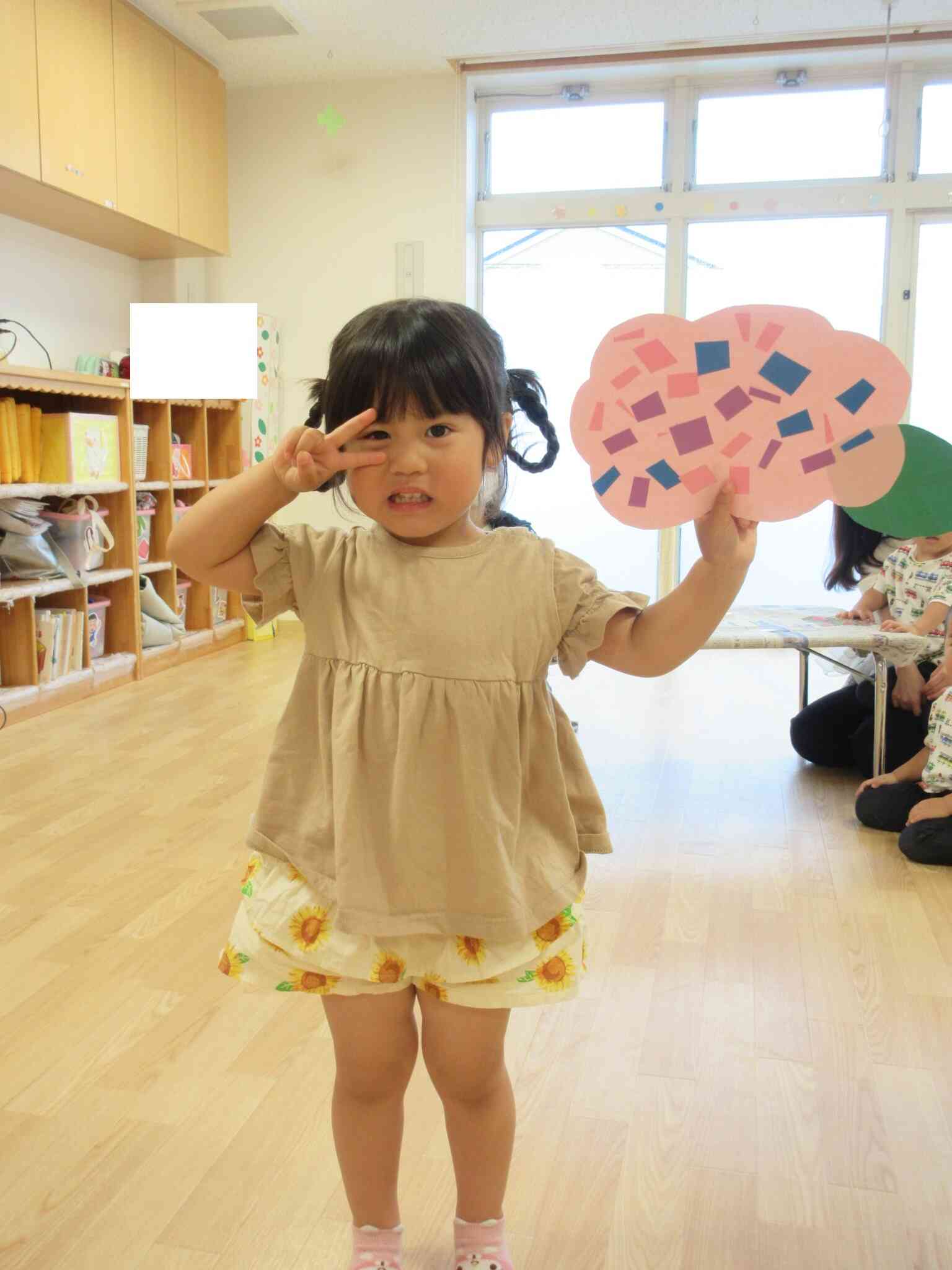 たくさんスタンプ、ペタペタ