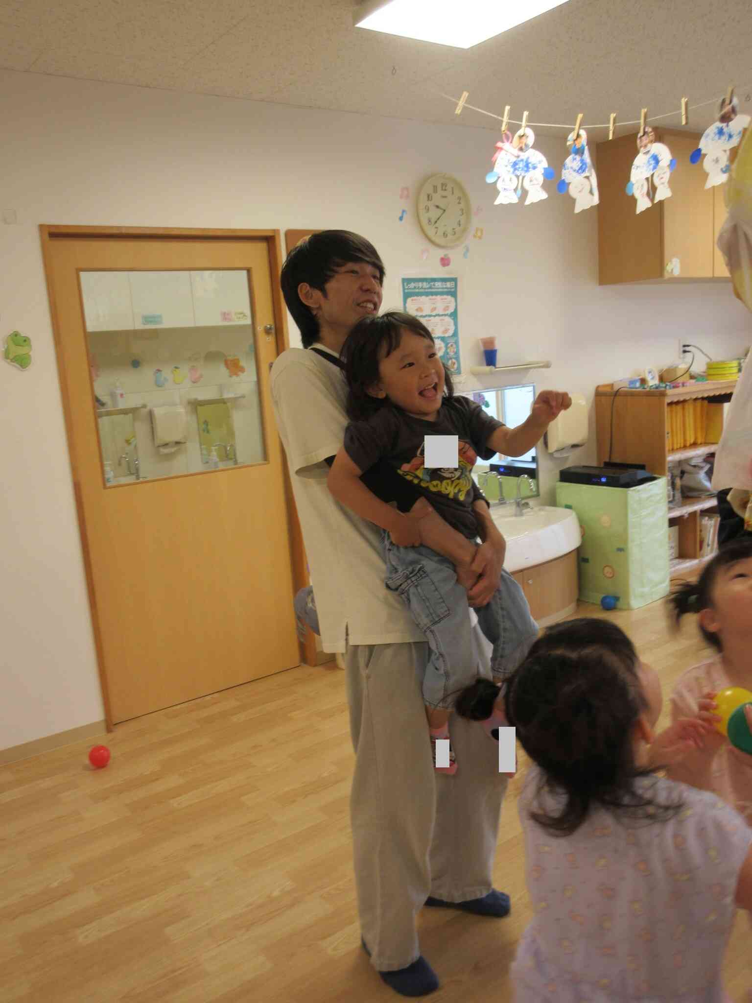 お父さんといっしょに挑戦
